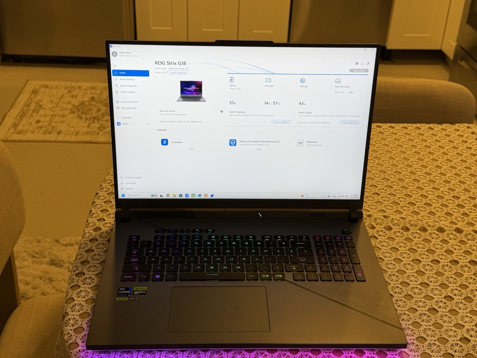 ASUS ROG Strix G18 18″ Gaming Laptop i9-13980HX RTX 4080 32GB 1TB SSD