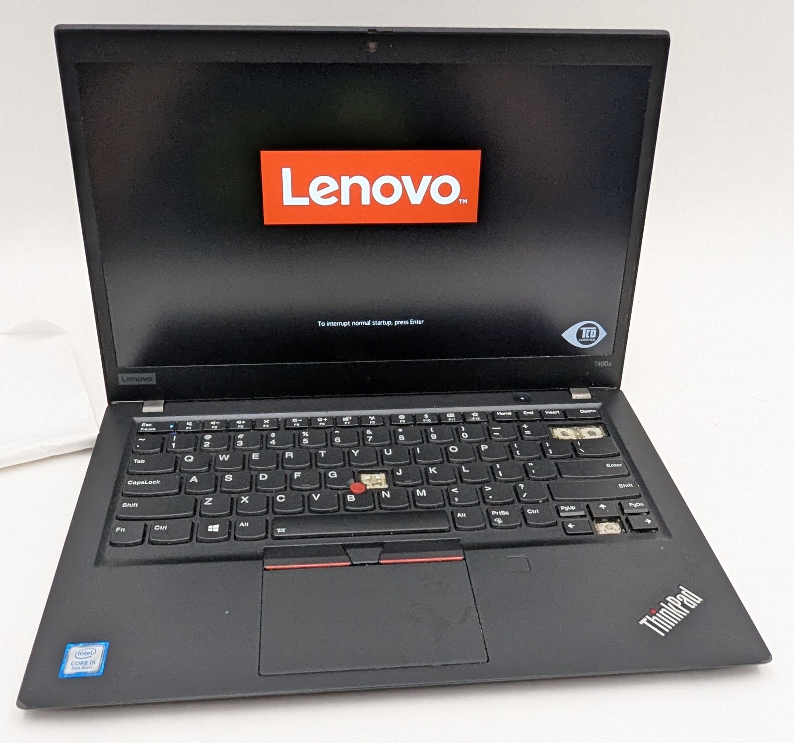 Lot of 5 Lenovo ThinkPad T490s 14″ Laptop i5-8265U 1.6GHz 8GB RAM – *AS-IS READ*
