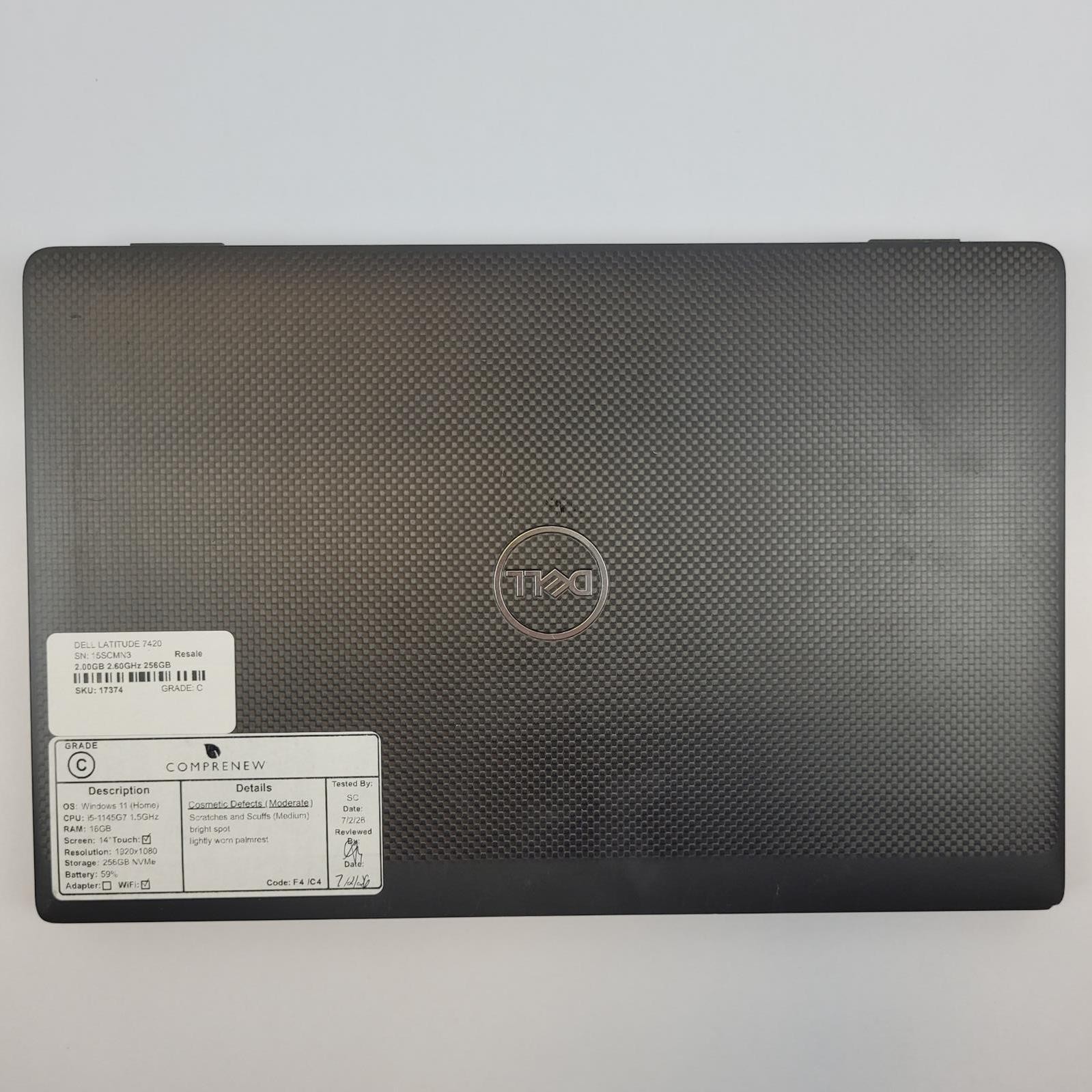DELL LATITUDE 7420 Win 11 i5-1145G7 16GB RAM 256GB NVME | Grade C | 17374