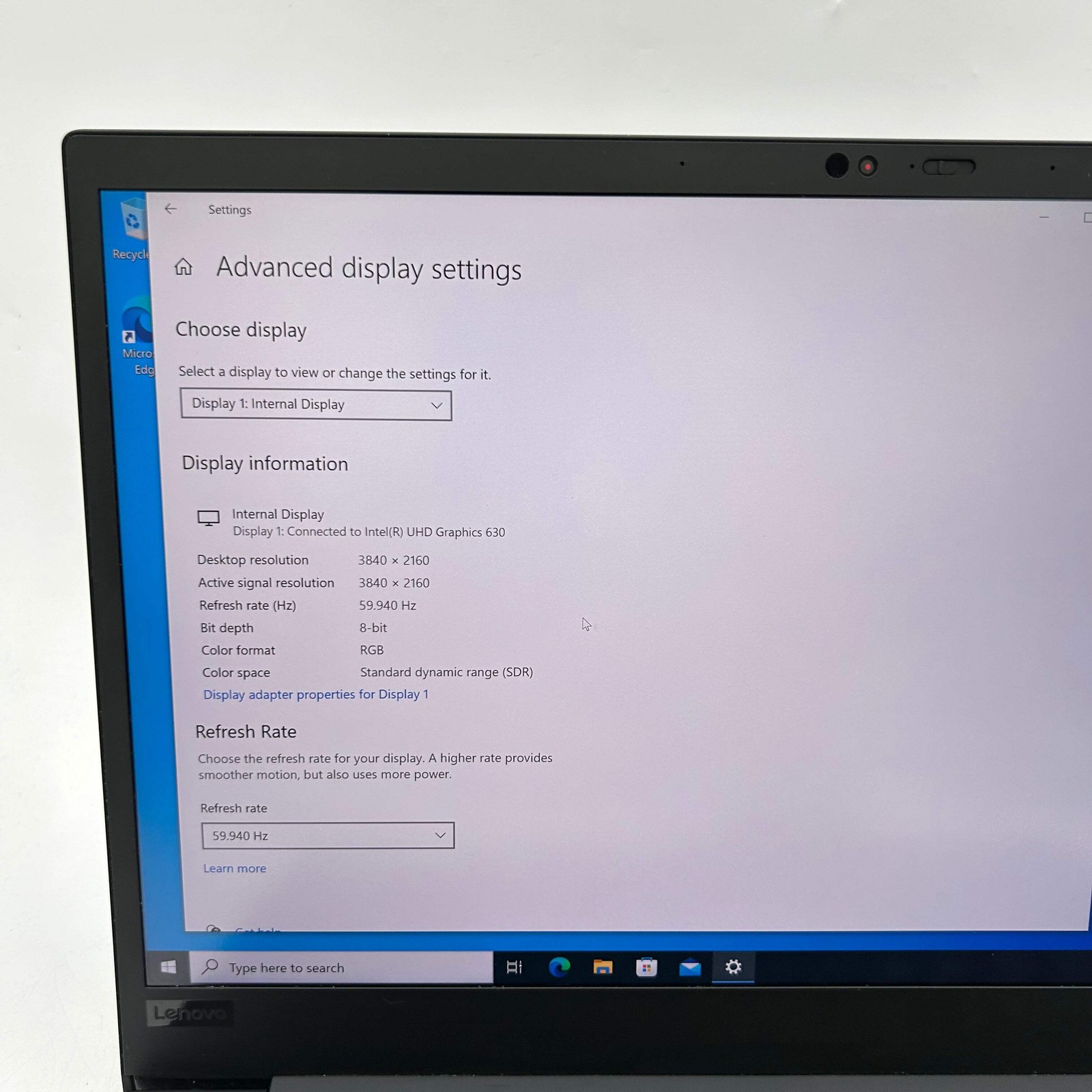 Lenovo ThinkPad P1 Gen 2 15.6″ i7-9850H 2.6GHz 32GB RAM 1TB SSD Quadro T1000