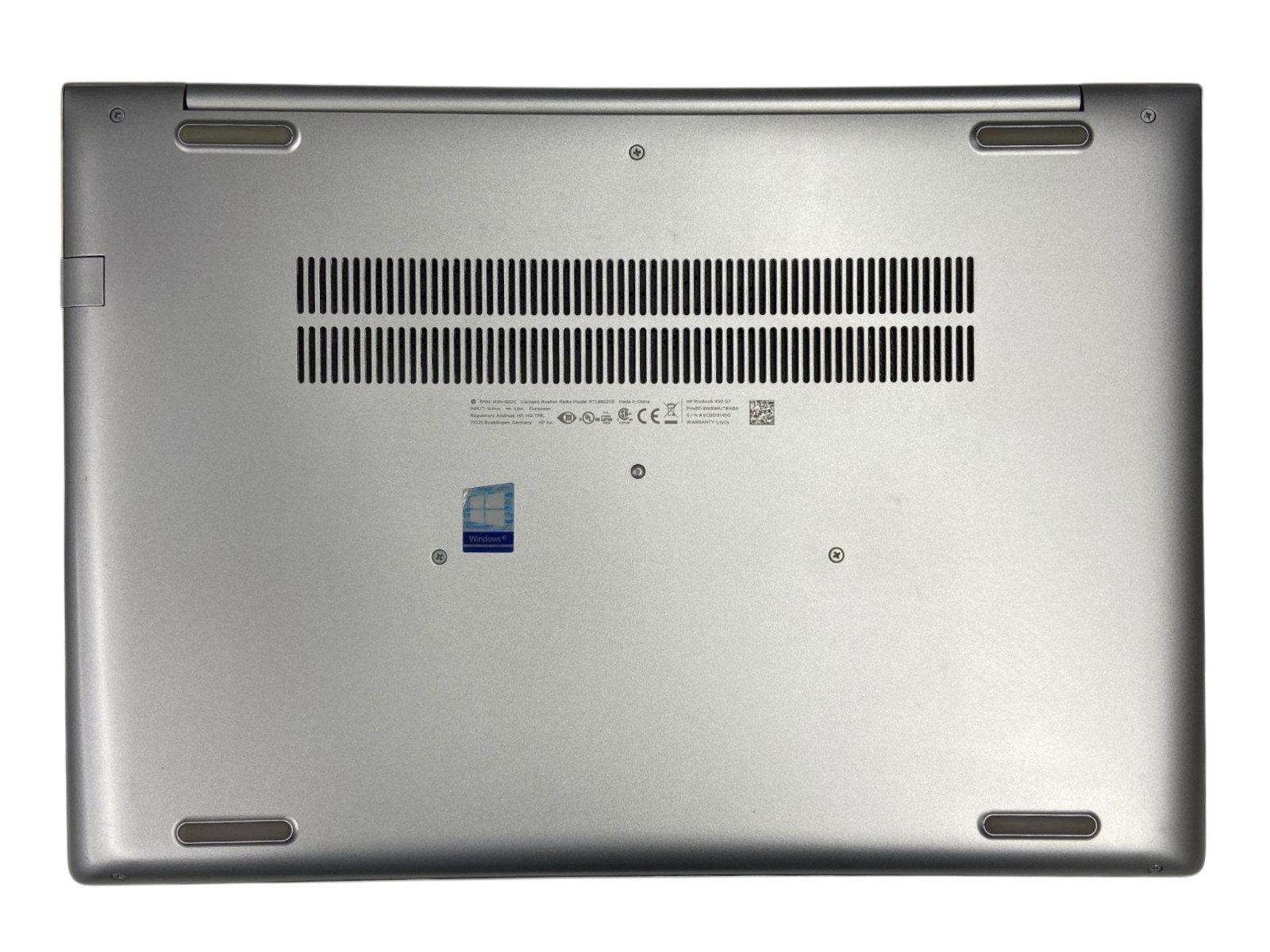 HP ProBook 450 G7 15.6″ i5-10210U 12GB RAM 256GB NVMe SSD Windows 11 Pro (READ)