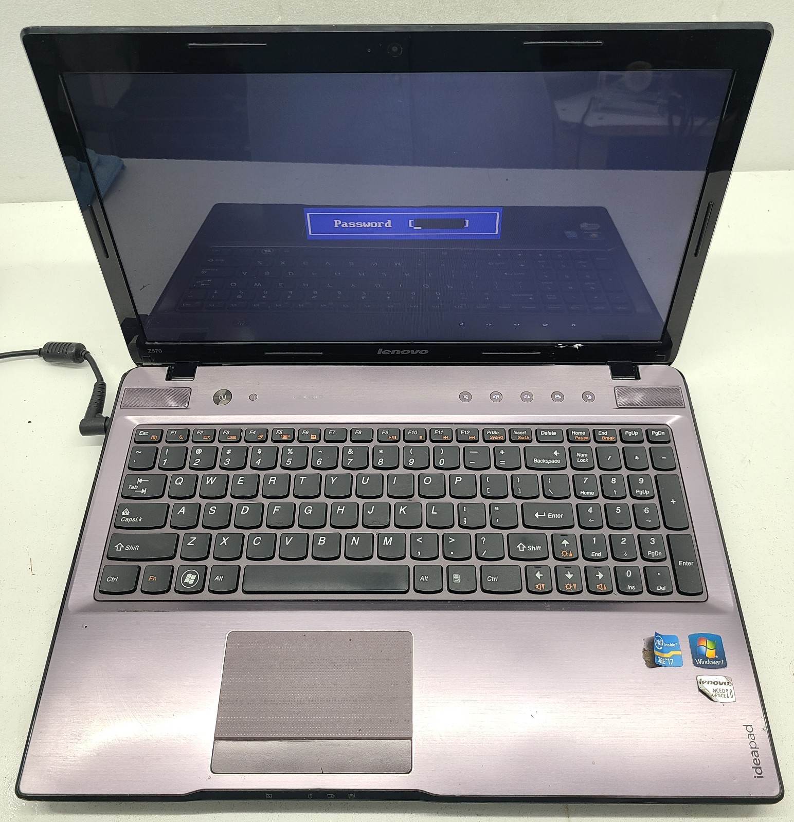 Lenovo IdeaPad Z570 15.6″ Laptop Intel Core i7 6GB Ram NO HD/OS BIOS PW (FL)