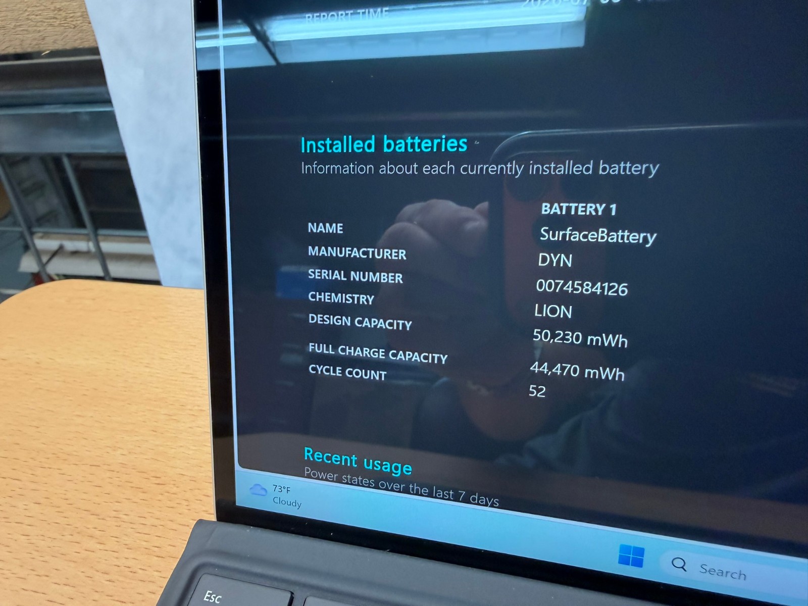 Microsoft Surface Pro 8 i5-1135G7 8GB 128GB SSD Win11 Reset Read