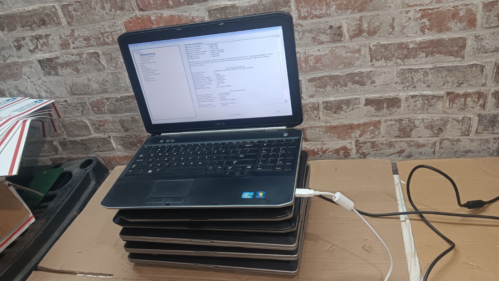 Lot of 6 Dell Latitude E6520 E5530 E5430 Laptops Core i5, i7 -15.6″ LCD screen