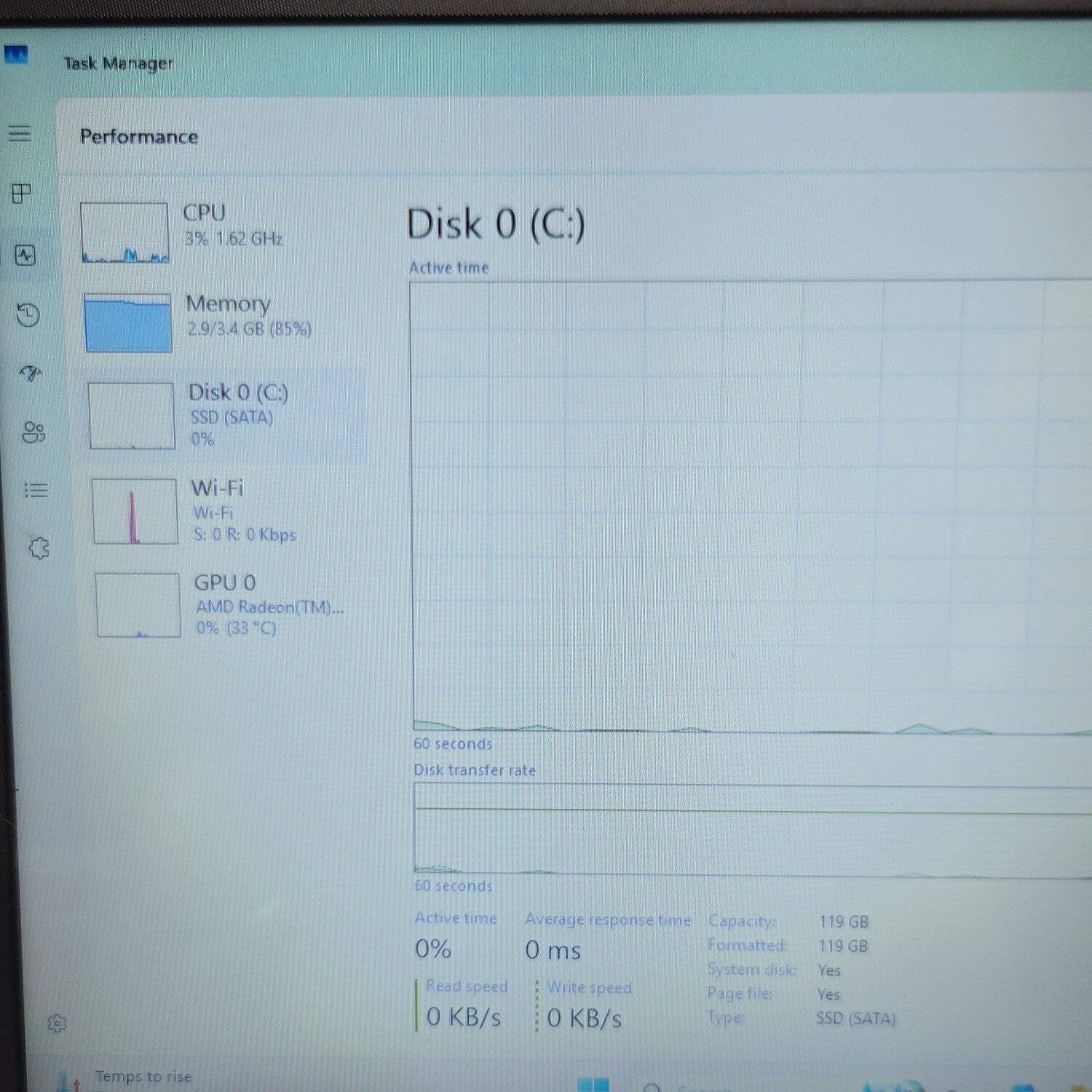 HP Laptop 14-DK1022WV 14″ Ryzen 3 3250U 2.6GHz 4GB RAM 128GB SSD