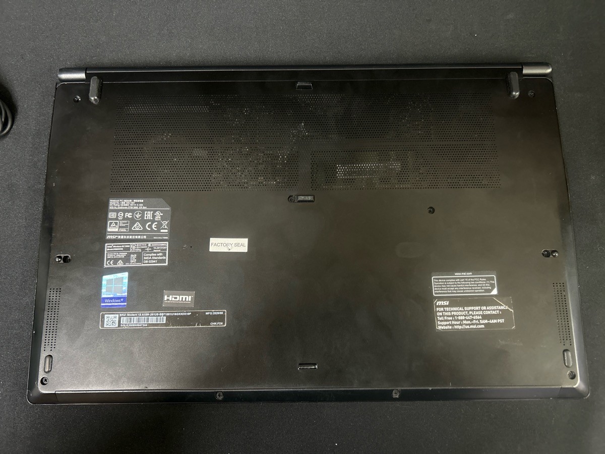 MSI COMPUTER MODERN 15 A10RAS-231US 16GB RAM, 477 GB SSD, WINDOWS 11 (C57003566)