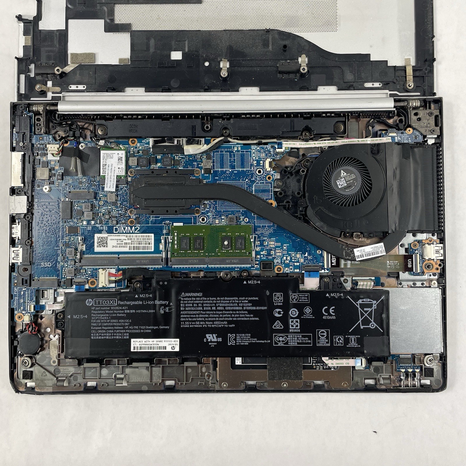 HP EliteBook 850 G6 15.6″ i5-8365U 1.60 GHz 8 GB RAM No SSD/OS/AC – Bad Corner