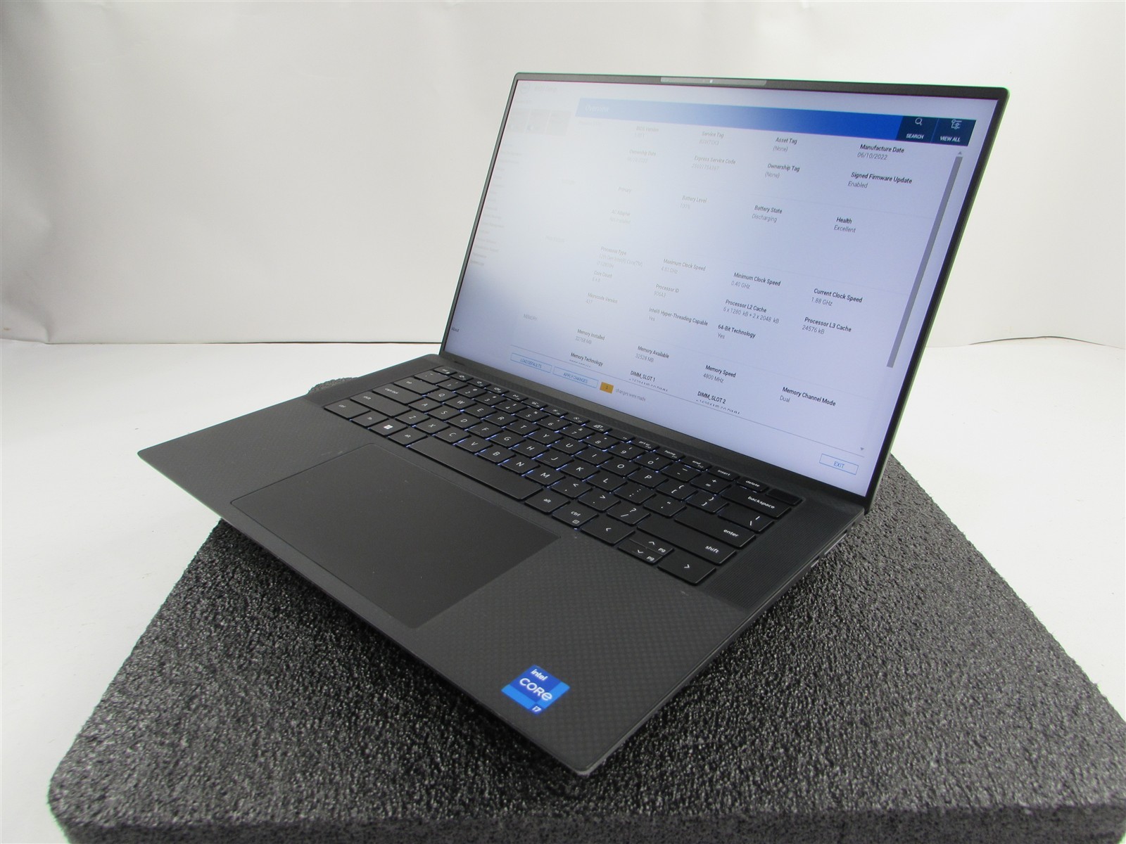 DELL PRECISION 5570 CORE I7-12800H 1TB SSD 32GB RAM NVIDIA RTX A1000 WIN 11 PRO