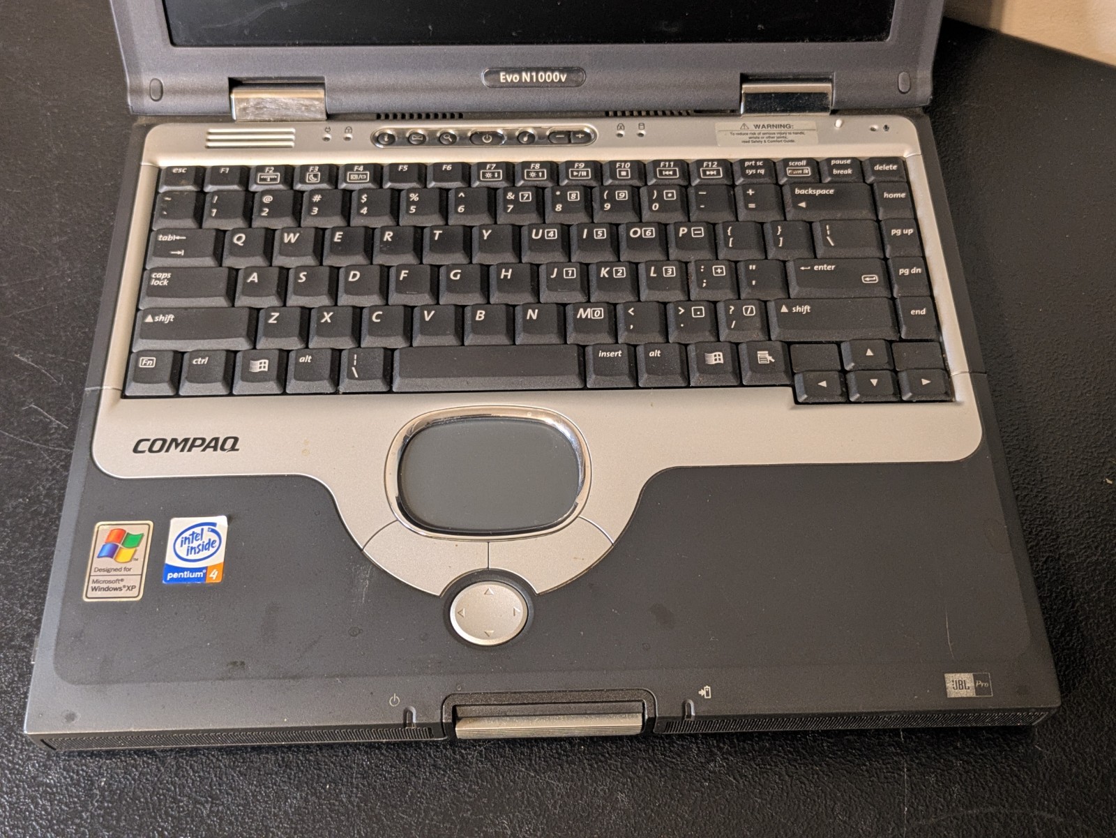 PARTS REPAIR Compaq N1000v Vintage Laptop Series PP2140 Model 1456QL1T NO POWER