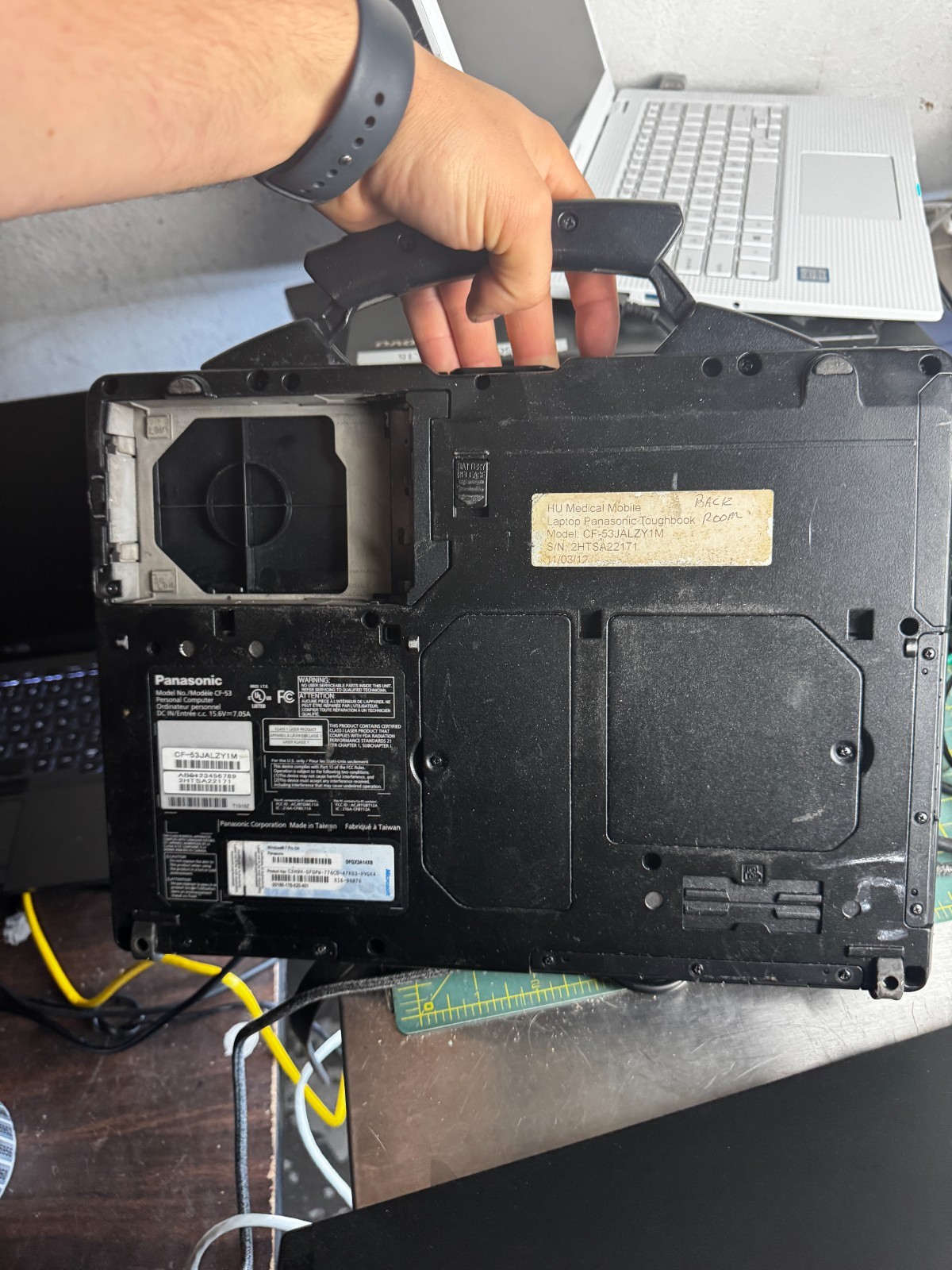 Panasonic Toughbook CF-53 Intel Core i5 Laptop for Parts/Repair #5904