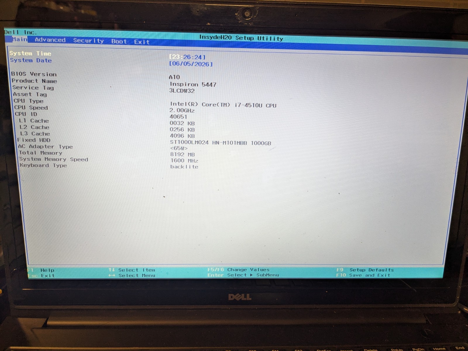 Dell Inspiron 5447 Laptop 15.6″ i7-4510U 2.00GHz 8GB 1TB HDD Win 8.1