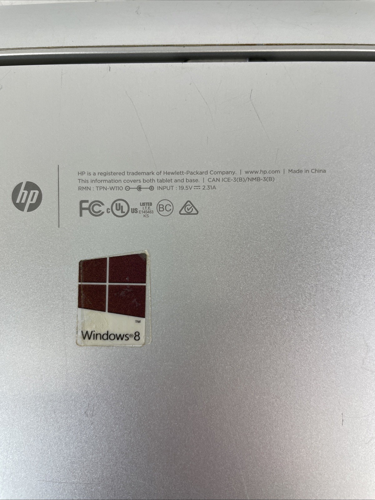 HP Split x2 13.3″ Detachable Laptop Tablet Core i5 2GHz 4GB RAM 128GB SSD Win10