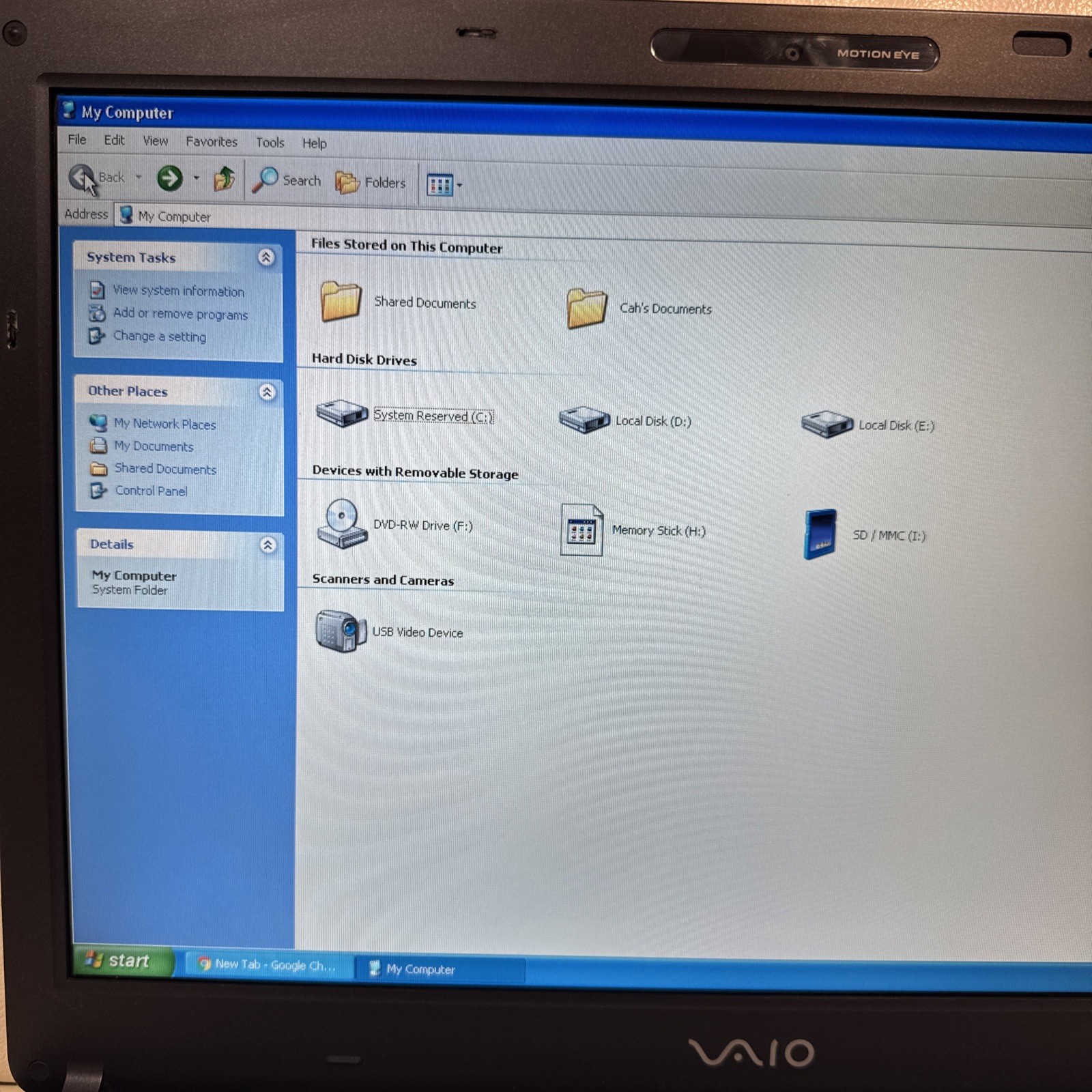 SONY VAIO T5500 1.66GHz Intel Core (TM)2 CPU 2.00 GB Of RAM WORKING SEE DETAILS