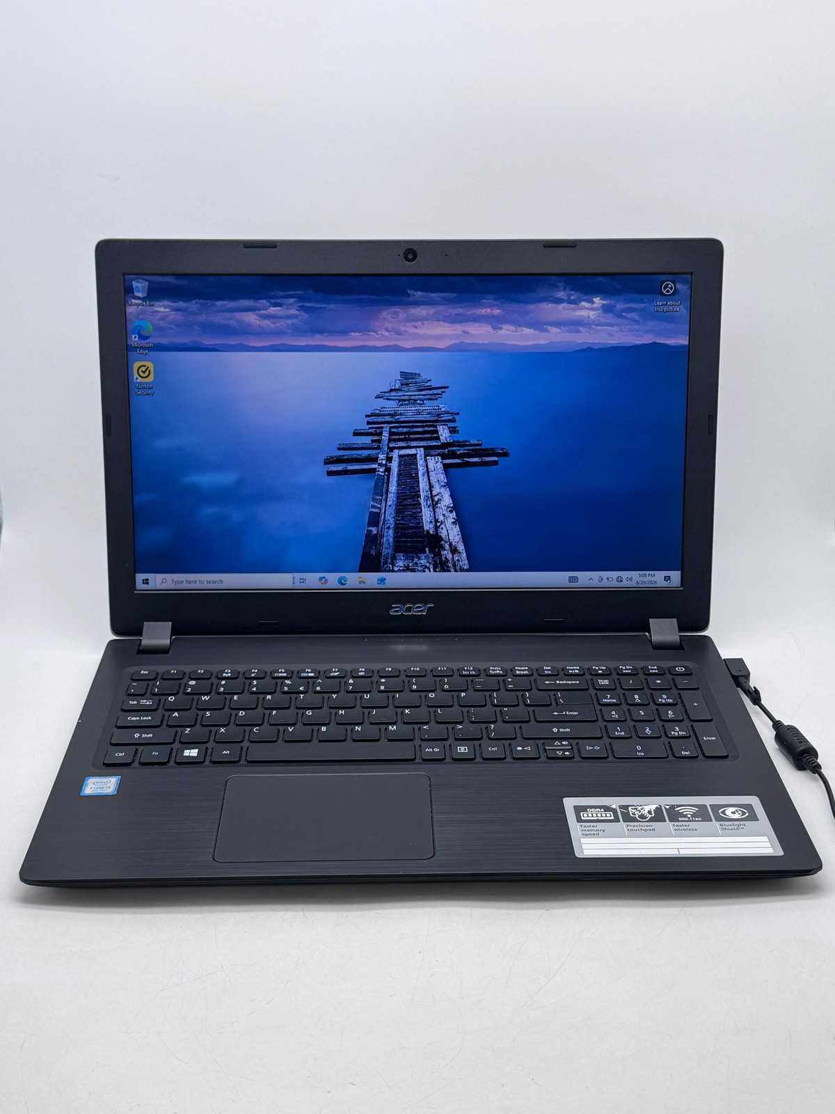 Acer Aspire 3 A315-51 Core i3 7th Gen 4GB RAM 1TB HDD 15.6″ Black For Parts