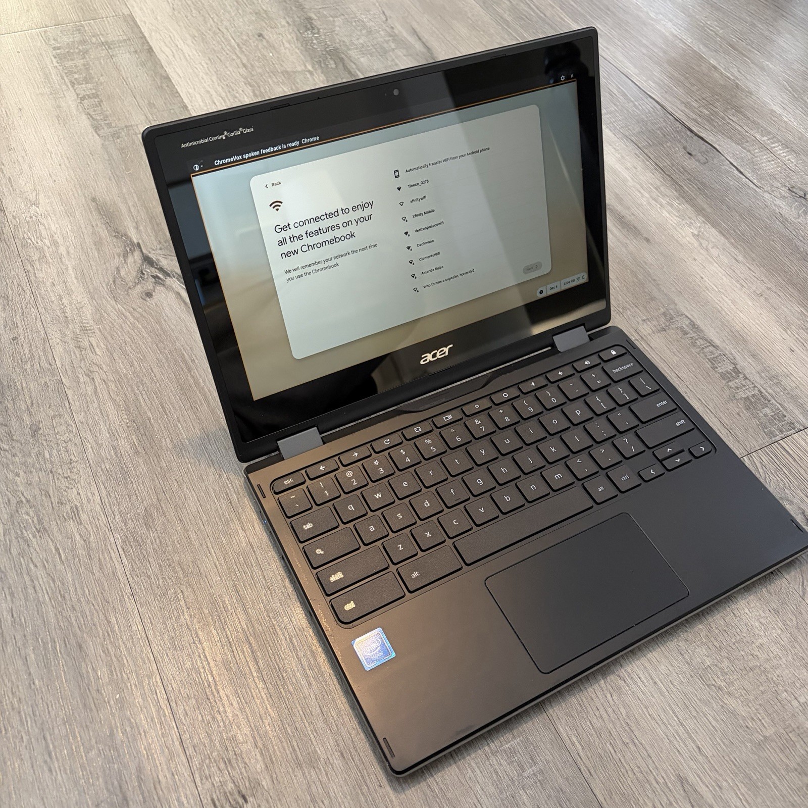 Acer Chromebook Laptop R752T Nx.A94AA.001 32 Gb WiFi 4 Gb Touch Screen 2 In 1