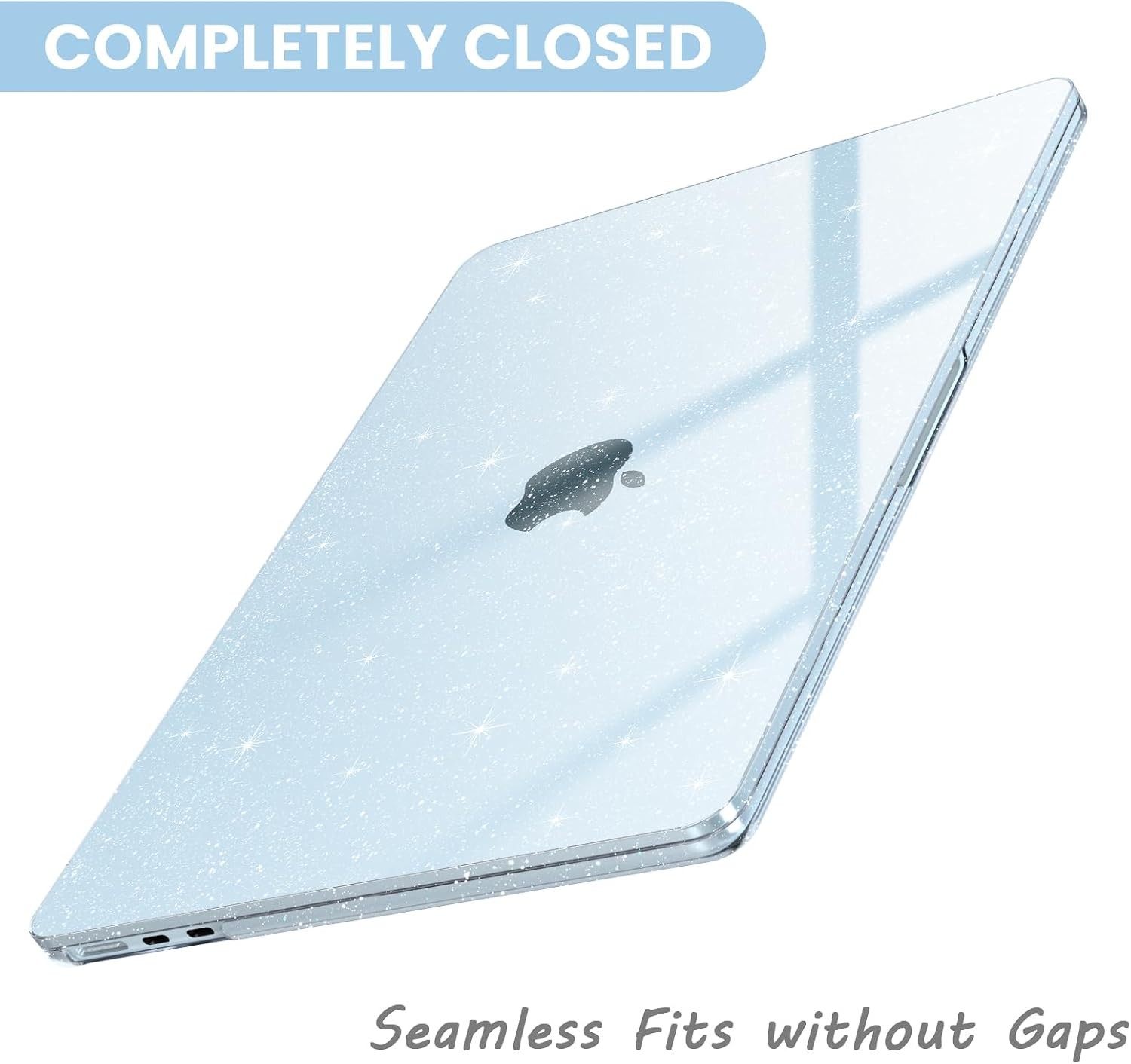 Compatible with MacBook Air 13 inch Case Glitter 2026 2025-2022 M5 M4 M3 M2