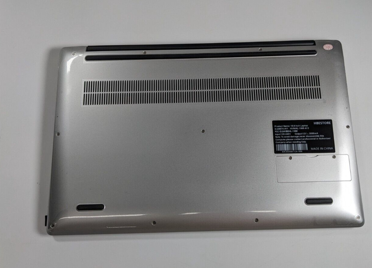 HBESTORE 15.6 inch Laptop (HL-1068-A12) 12GB RAM 512GB SSD- Silver