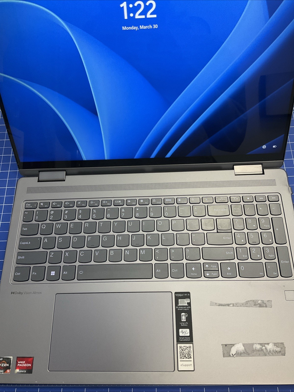 Lenovo Yoga 7 16ARP8 16″ (512GB SSD, AMD Ryzen 5 7535U, 8GB RAM) E246