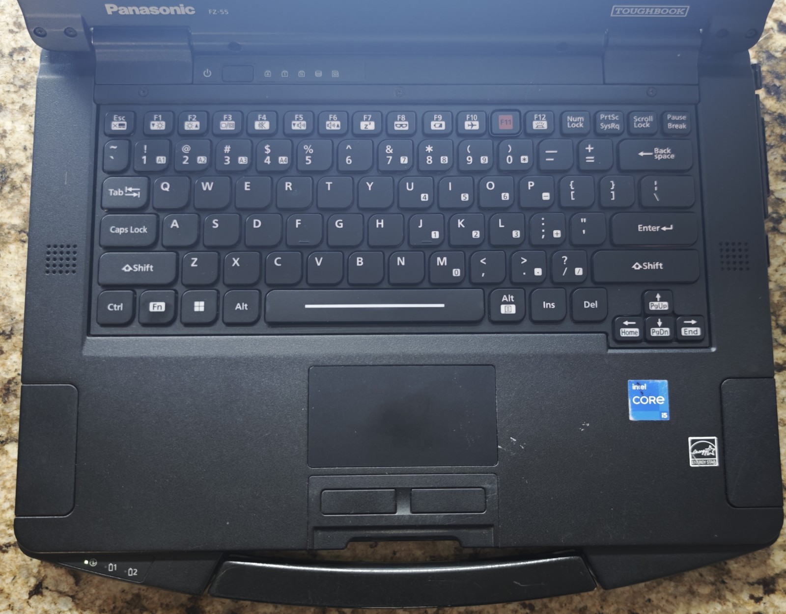 Panasonic Toughbook FZ55 i5-1145G7 16GB RAM 512GB SSD. Zero Hours