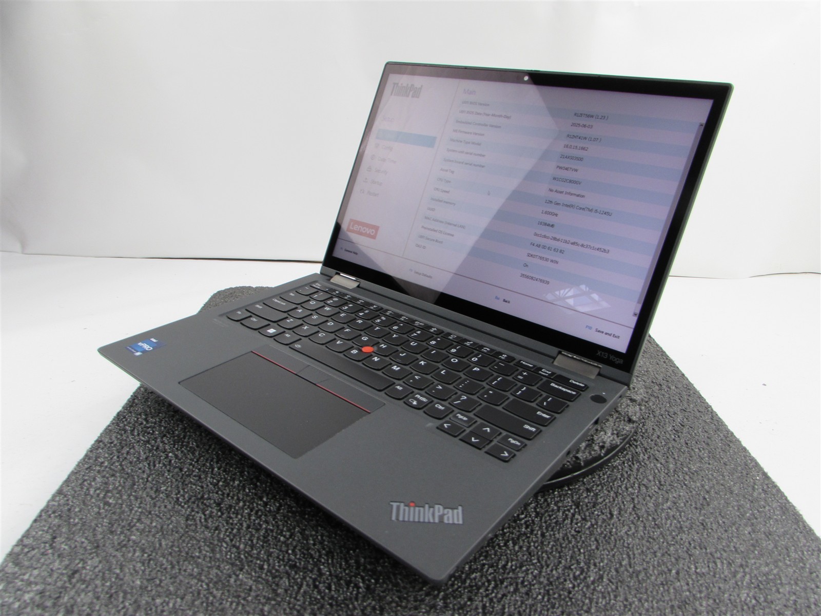 LENOVO THINKPAD X13 YOGA (Gen 3) 13.3″ 2-in-1 I5-1245U 256GB SSD 16GB RAM WIN 11