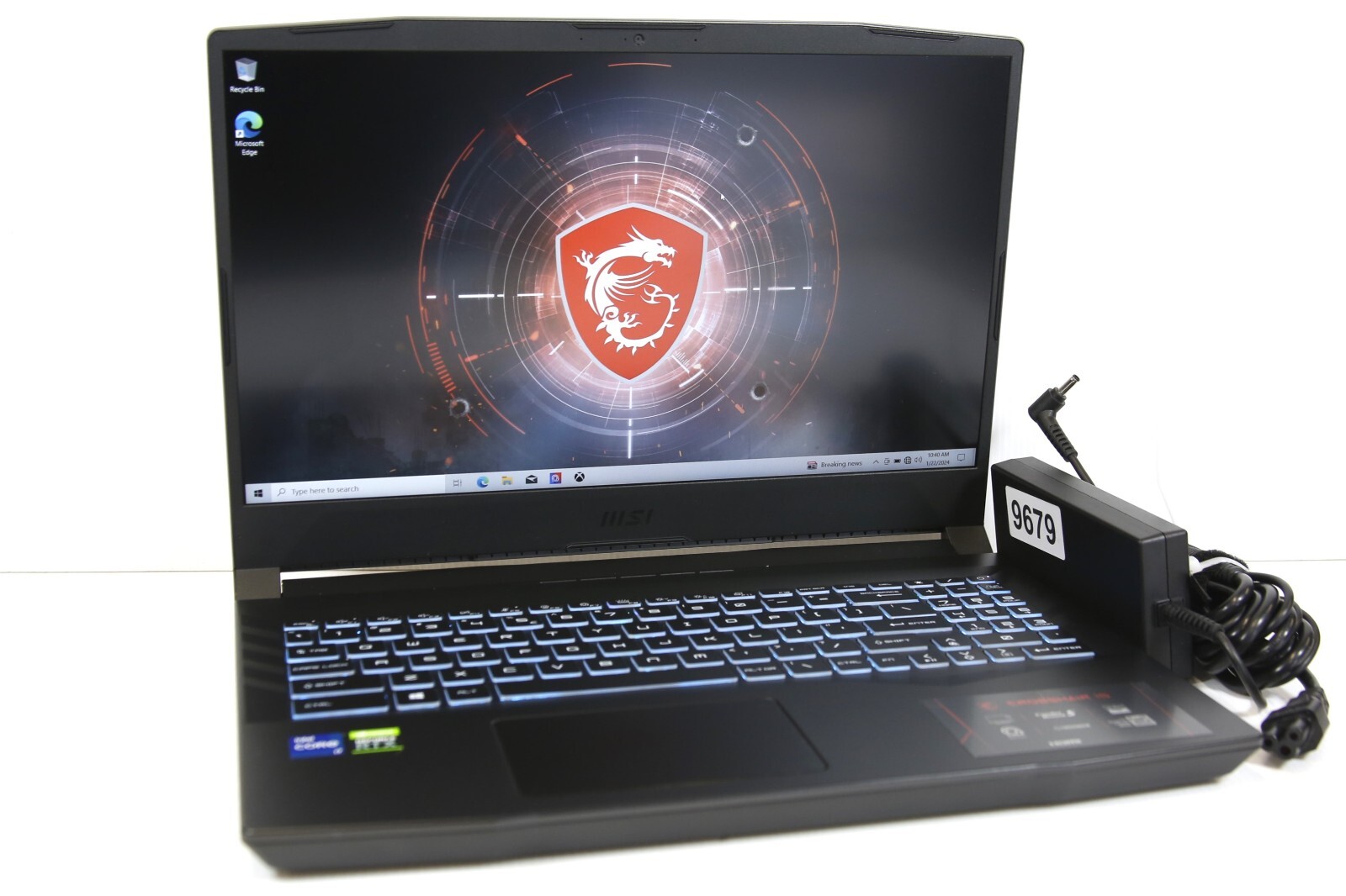 *CLEAN* – MSI CROSSHAIR 15 A11UCK-264US 15.6″ 144Hz Laptop Notebook i7 2.30GHz
