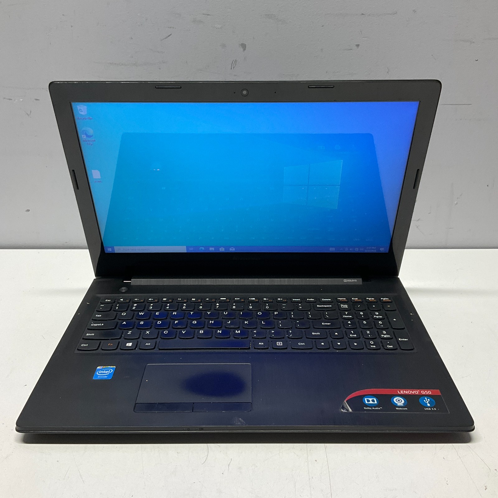 Lenovo G50-80 Laptop Intel Celeron 3205U 1.5GHz 4GB 256GB SSD Windows 10 Pro