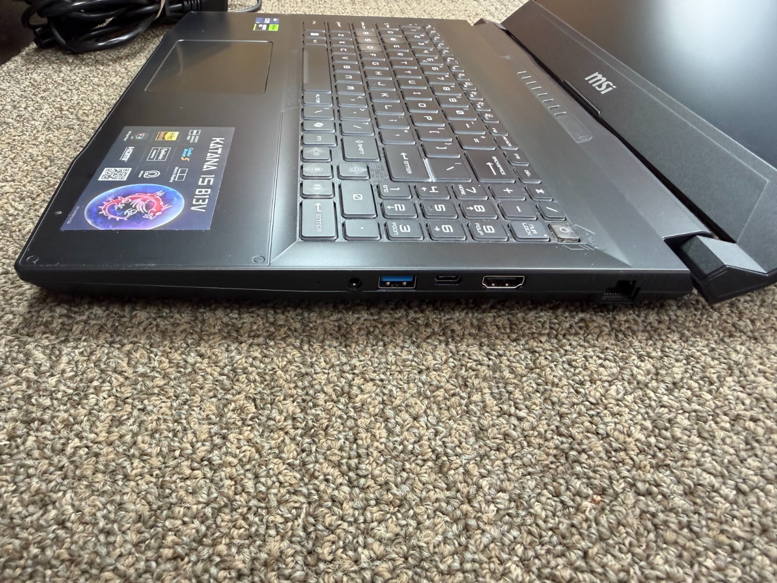 MSI Katana 15 B13VEK 15.6″ i7-13620H 2.4GHz 16GB RAM 1TB SSD GeForce RTX 4050
