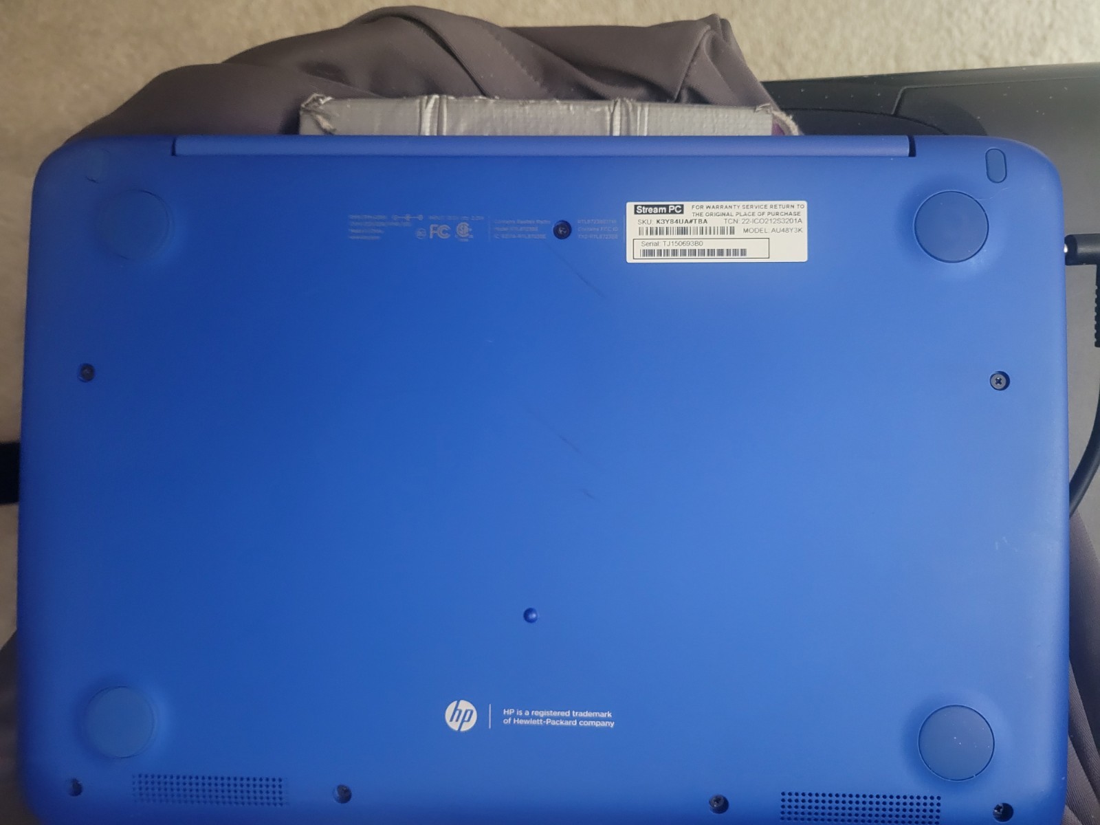 HP Stream Notebook PC 11 Celeron N2840 CPU 2.16 GHz 2GB RAM 30GB HDD WIN 10 HOME