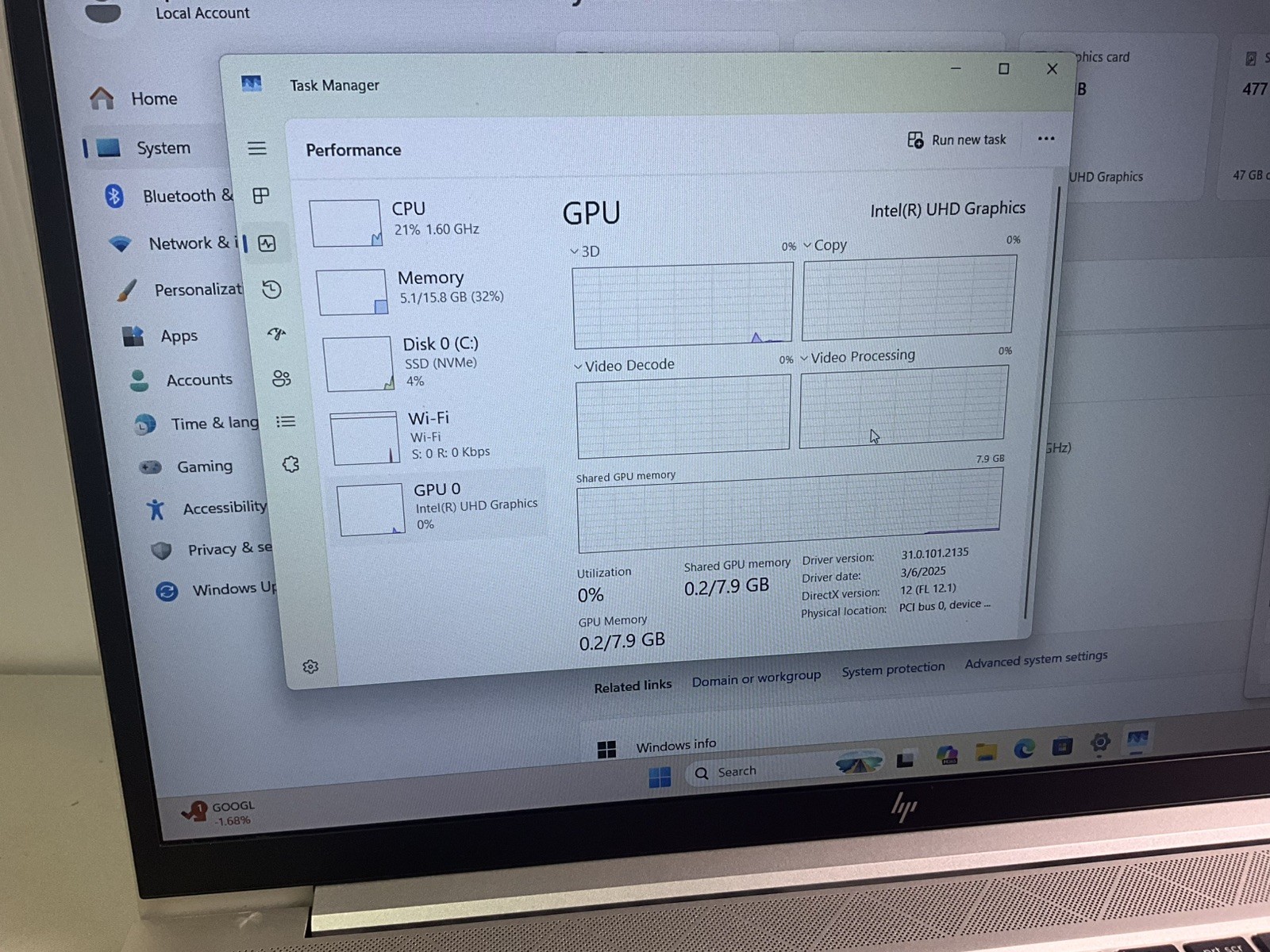 HP EliteBook 850 G7 CORE i7-10510U @1.8GHZ 16GB Ram 512GB SSD Wind 11 Pro #55