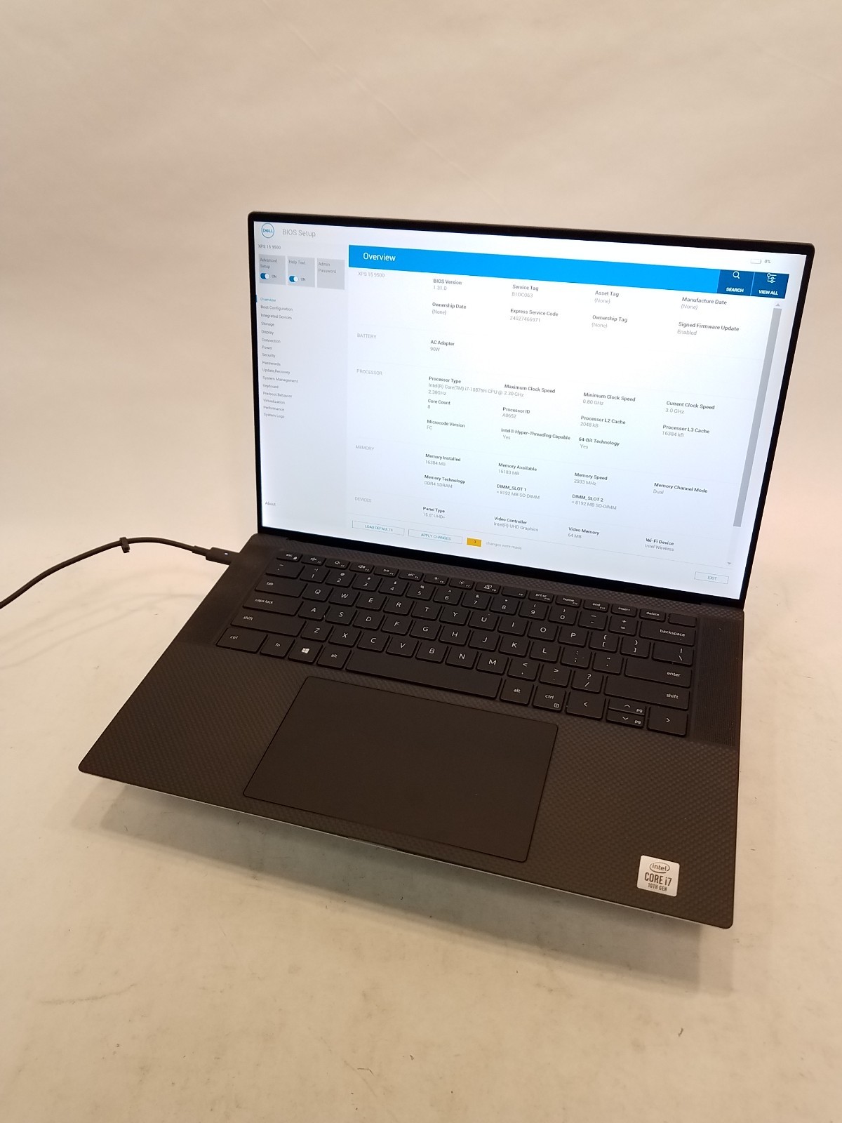 Dell XPS 15 9500, i7 10th Gen CPU, 16GB RAM, 512GB NVMe, GTX 1650, Lot of 3