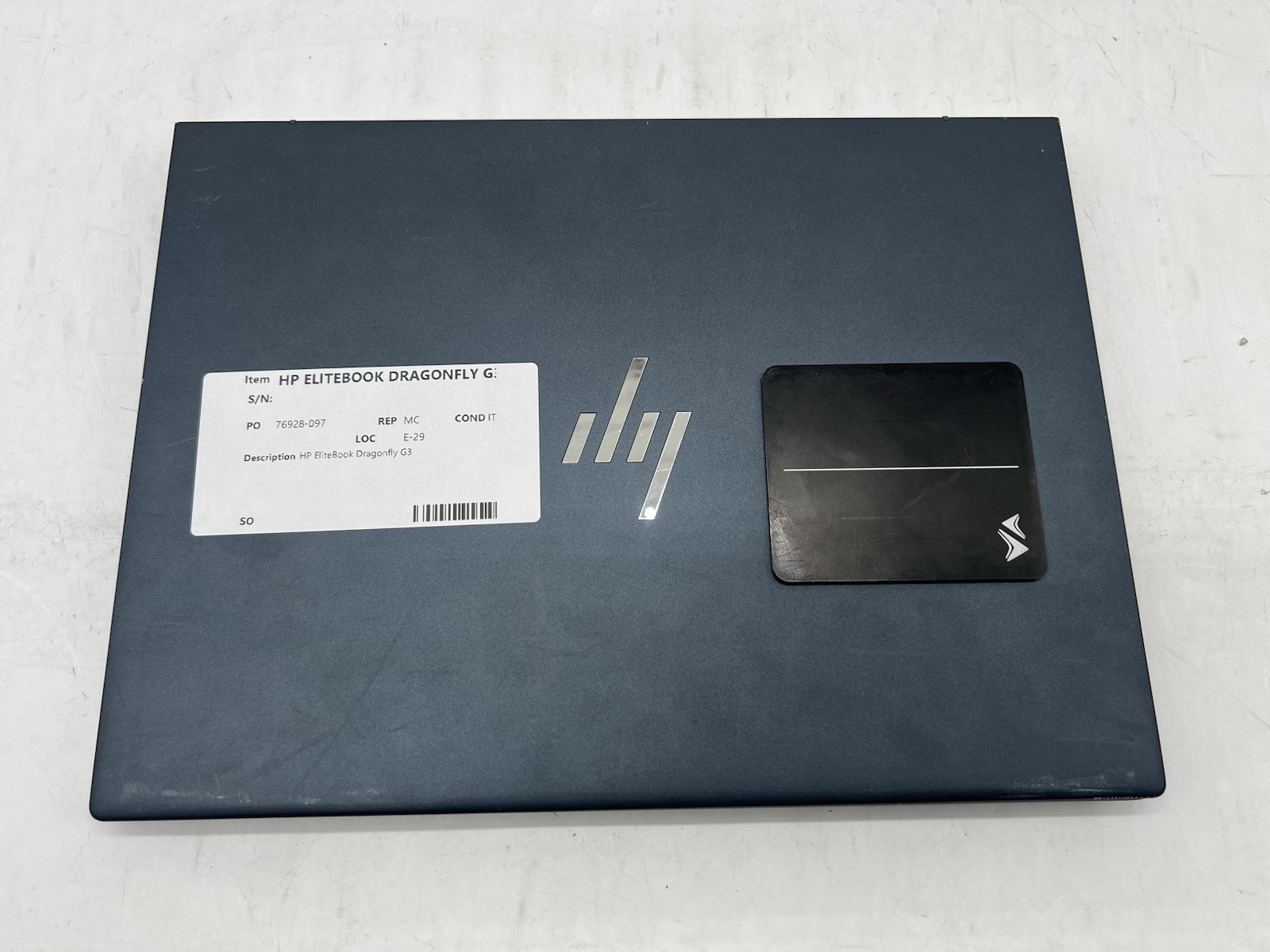 HP Elite Dragonfly G3, Intel i7-1255U, 16GB RAM, No HDD/OS/Adapter