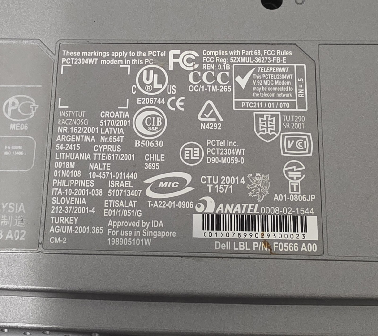 2002 Dell Inspiron 5100 14.1″ Laptop Pentium 4 2.53GHz 30GB Windows XP