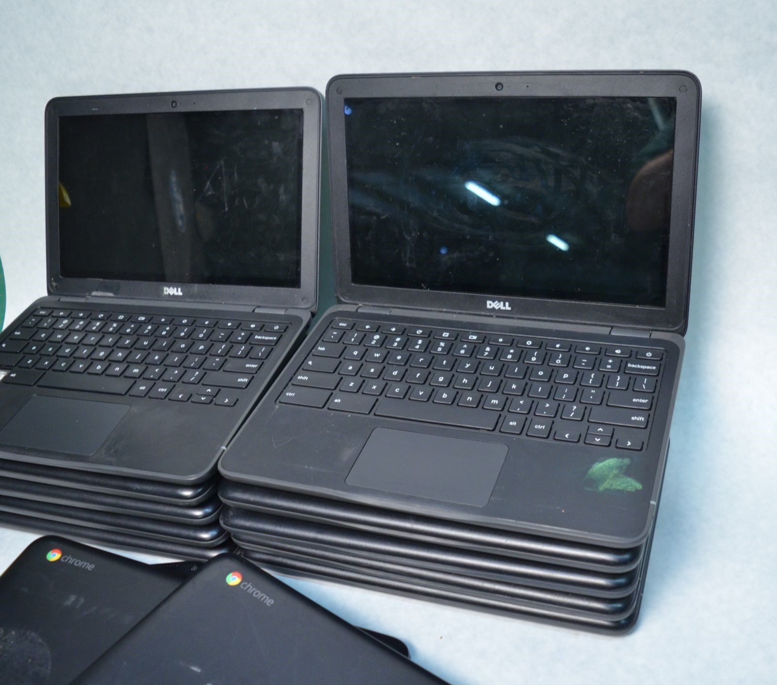 Lot 10 Dell Chromebook 11 3180 11.6″ Celeron N3060 2.48GHz 4GB-RAM 16GB-SSD