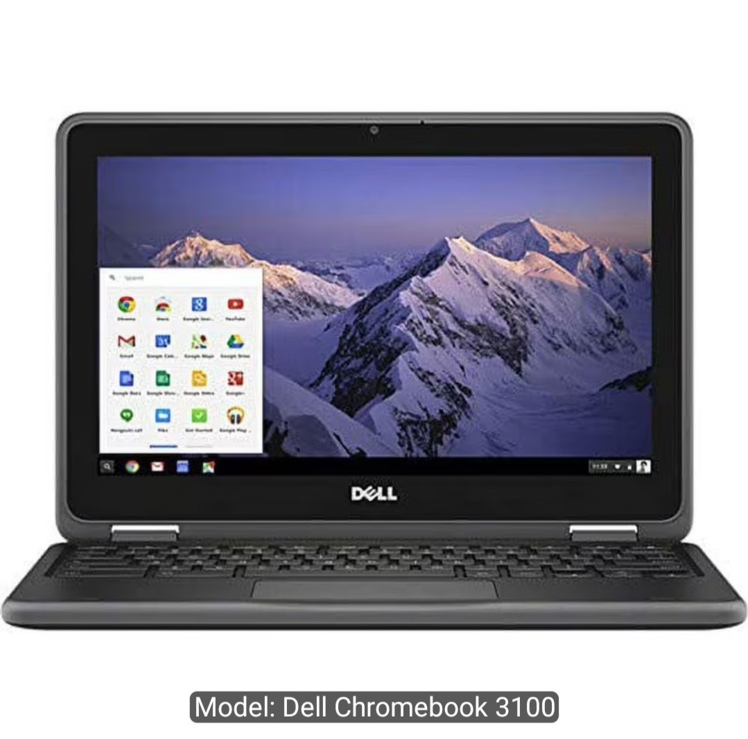 Dell Chromebook 3100 11.6″ Black Intel Celeron Chrome OS Laptop w/ Webcam