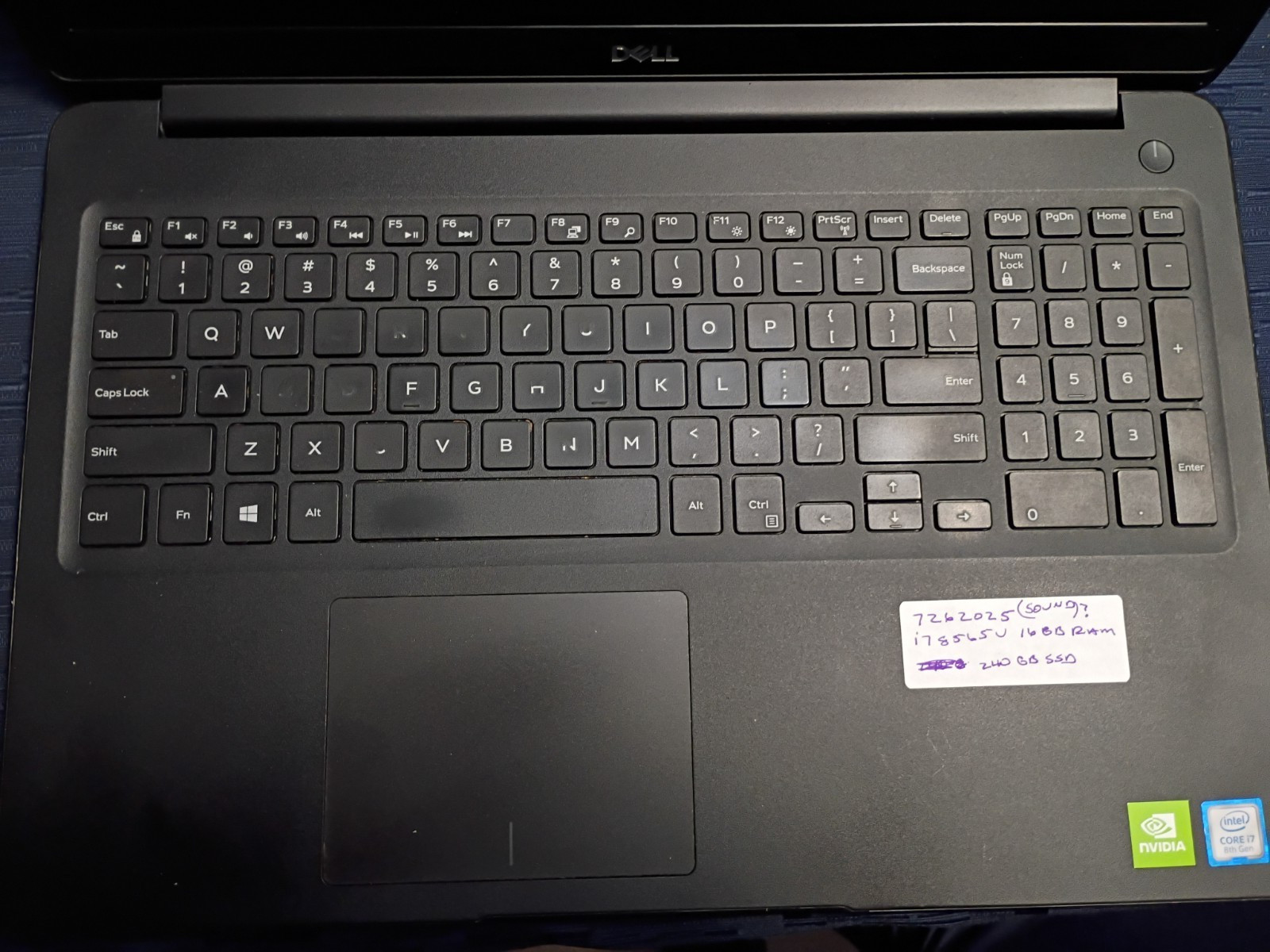 Dell Latitude 3500 15.6″ 256 GB SSD, i7-8565U, 1.80GHz, 16 GB DDR4 RAM