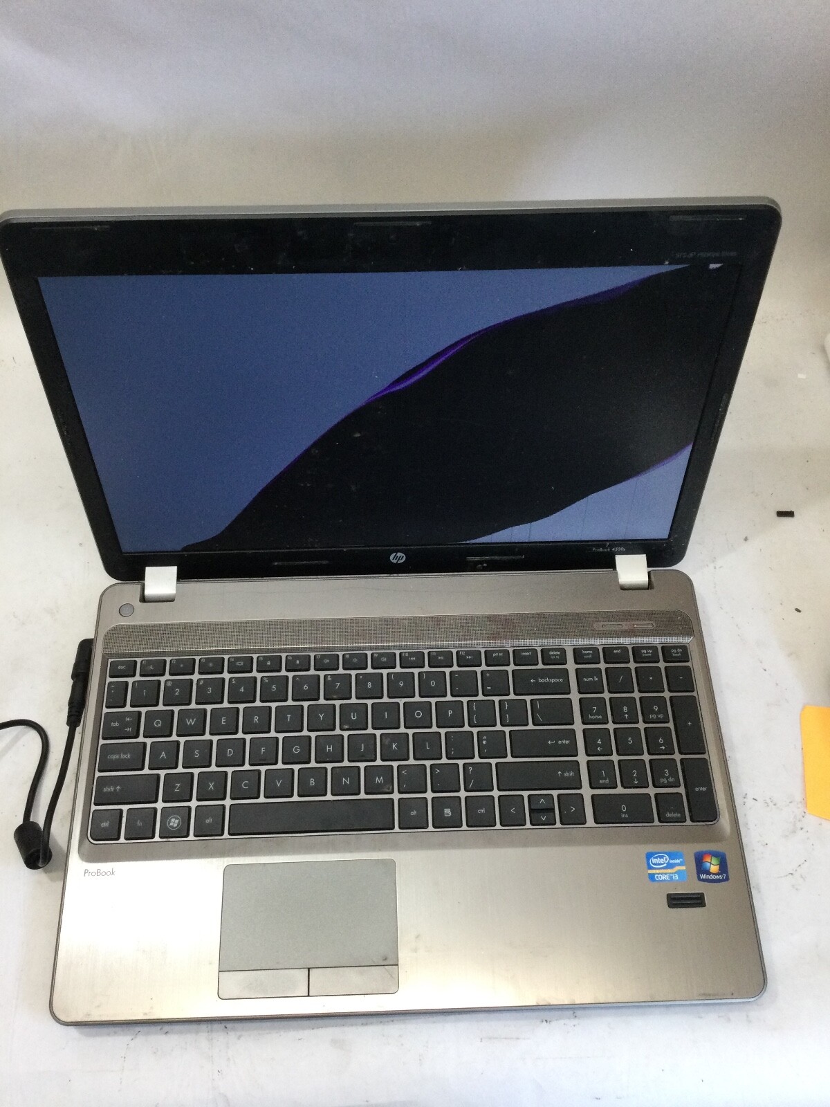 HP PROBOOK 4530S – FOR PARTS – NO RAM – INTEL CORE I3 – READ DESCRIPTION – BB!!!