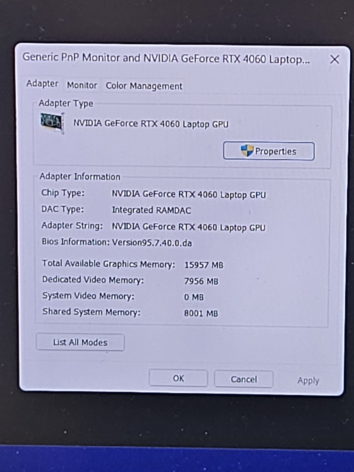 ASUS ROG Strix G16 i9 1400HX | Nvidia RTX 4060 8gb