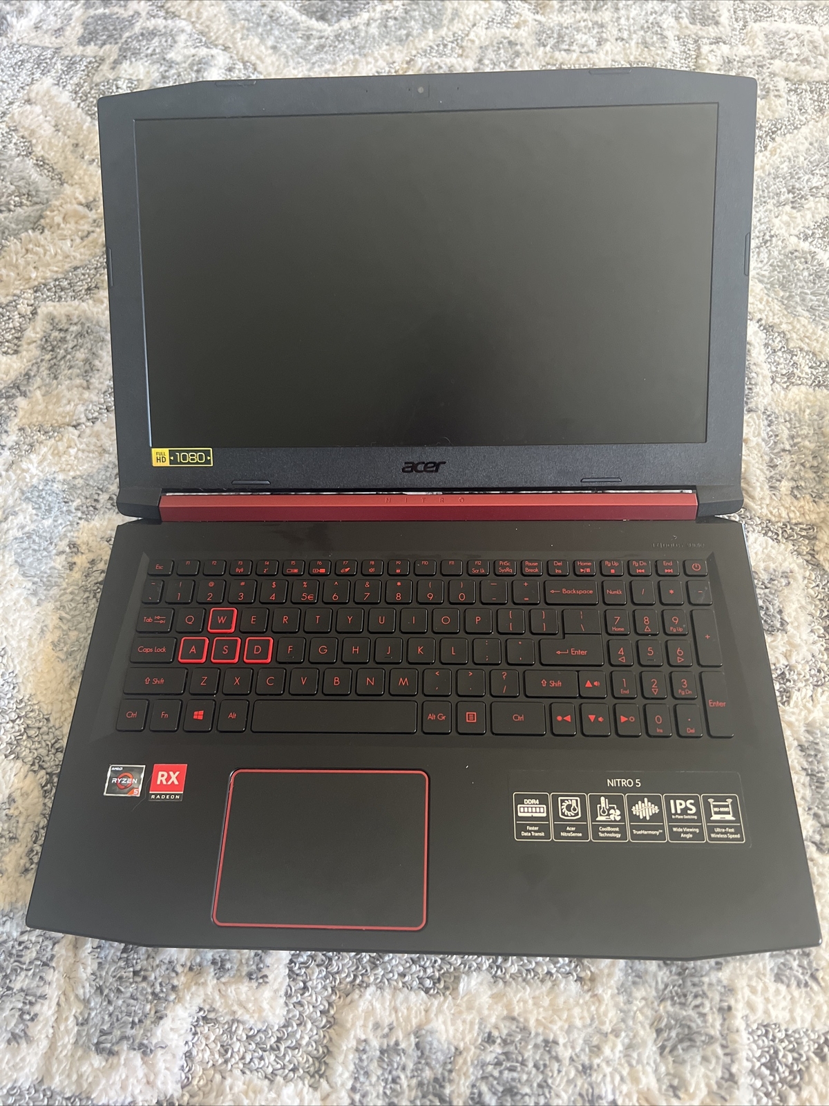 Acer NITRO 5 AN515-42-R5ED 15.6 inch Windows Gaming Laptop With AMD Ryzen 5