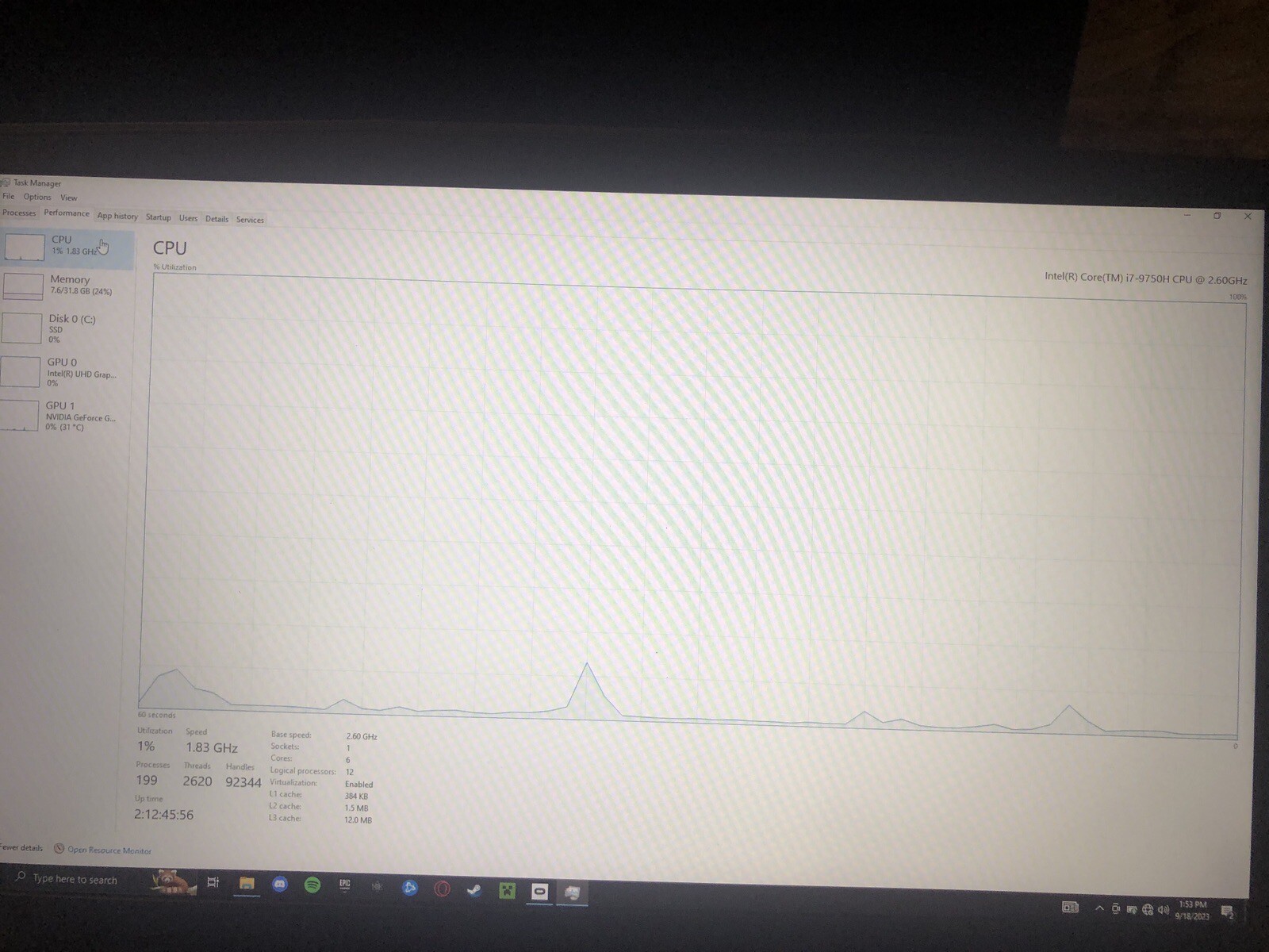 UPGRADED MSI GF65 Thin 9SD-837 Gaming Laptop i7-9750H 32GB 512gbB SSD GTX 1660Ti