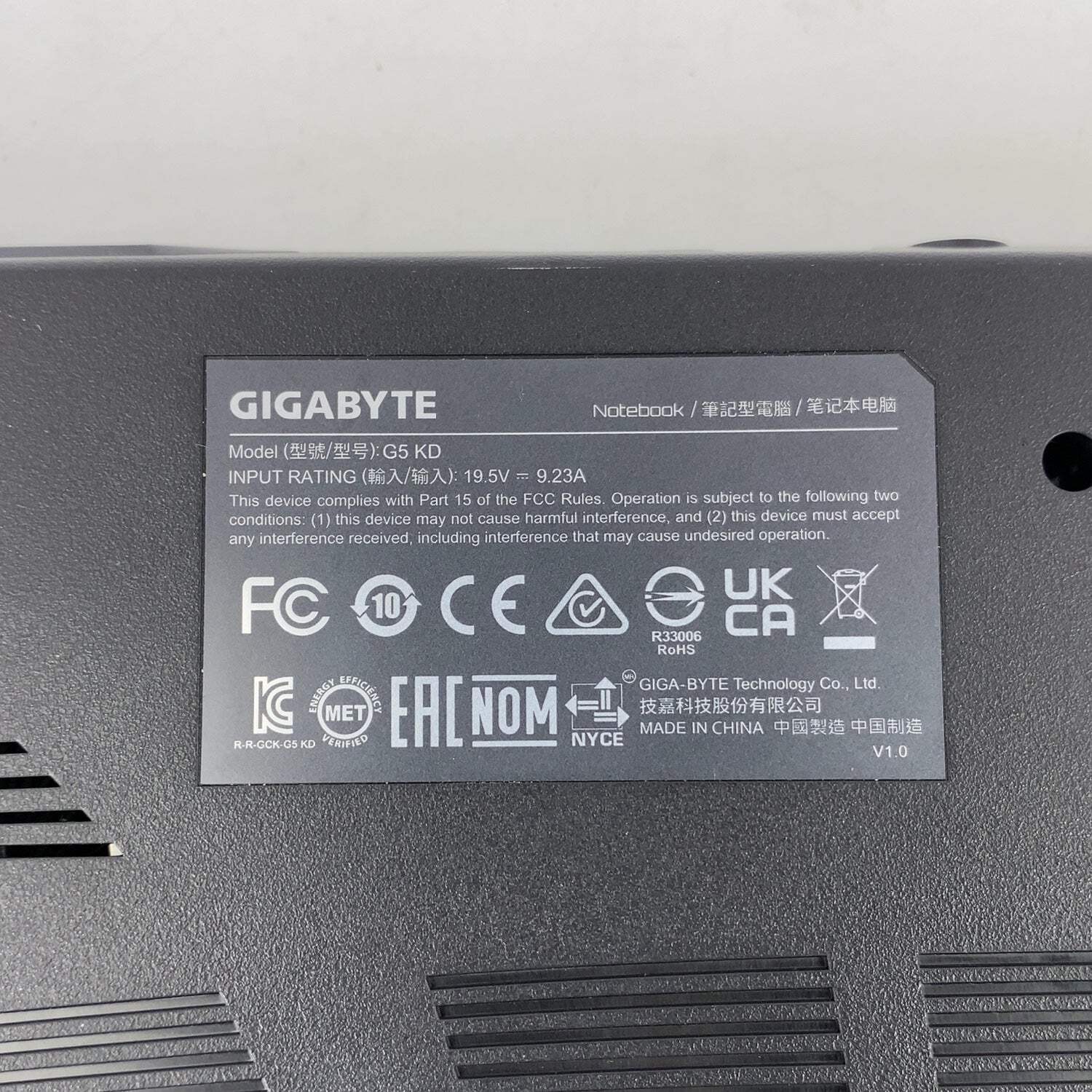Gigabyte G5 KD 15.6″ i5-11400H 2.7GHz 16GB RAM 512GB SSD GeForce RTX 3060