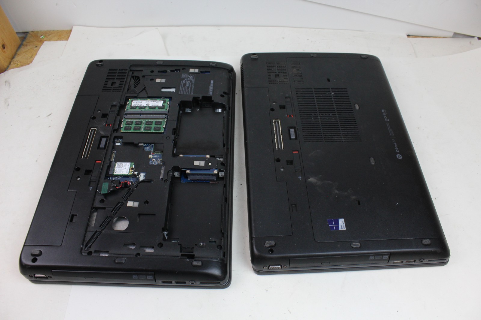 AS IS PARTS Lot of 2 HP ZBook 17 G2 2.4GHz i7-4810MQ 24GB RAM NO HDD