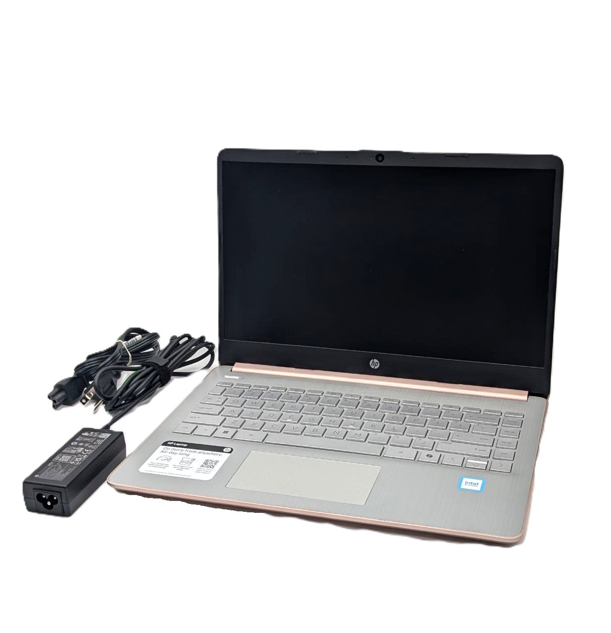 HP 14-dq6015dx 14″ Laptop Intel N150 4GB RAM 128GB UFS Rose Gold – FOR PARTS