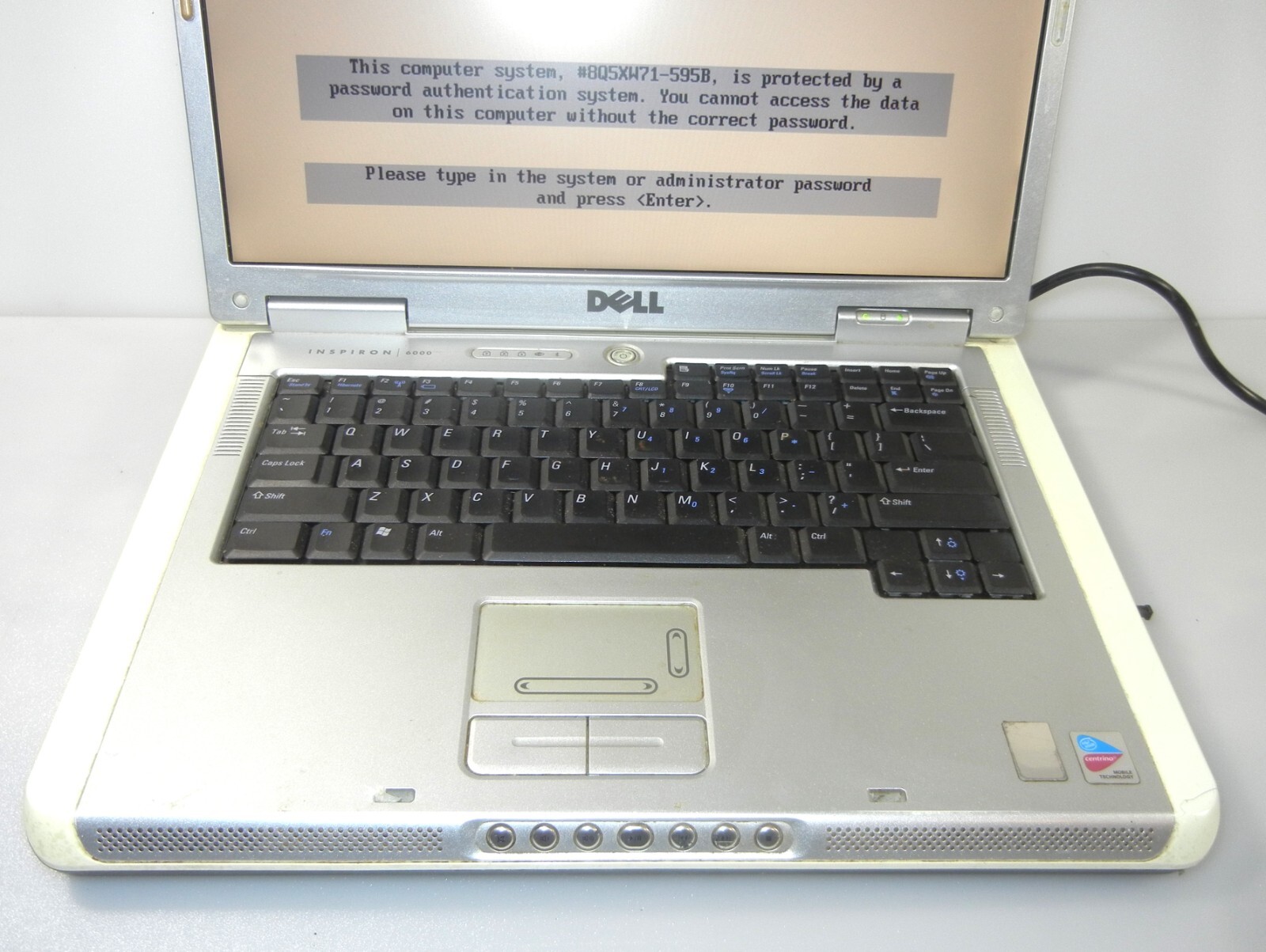 Dell Inspiron PP12L FOR PARTS OR REPAIR WORKS BUT PASSWORD PROTECTED