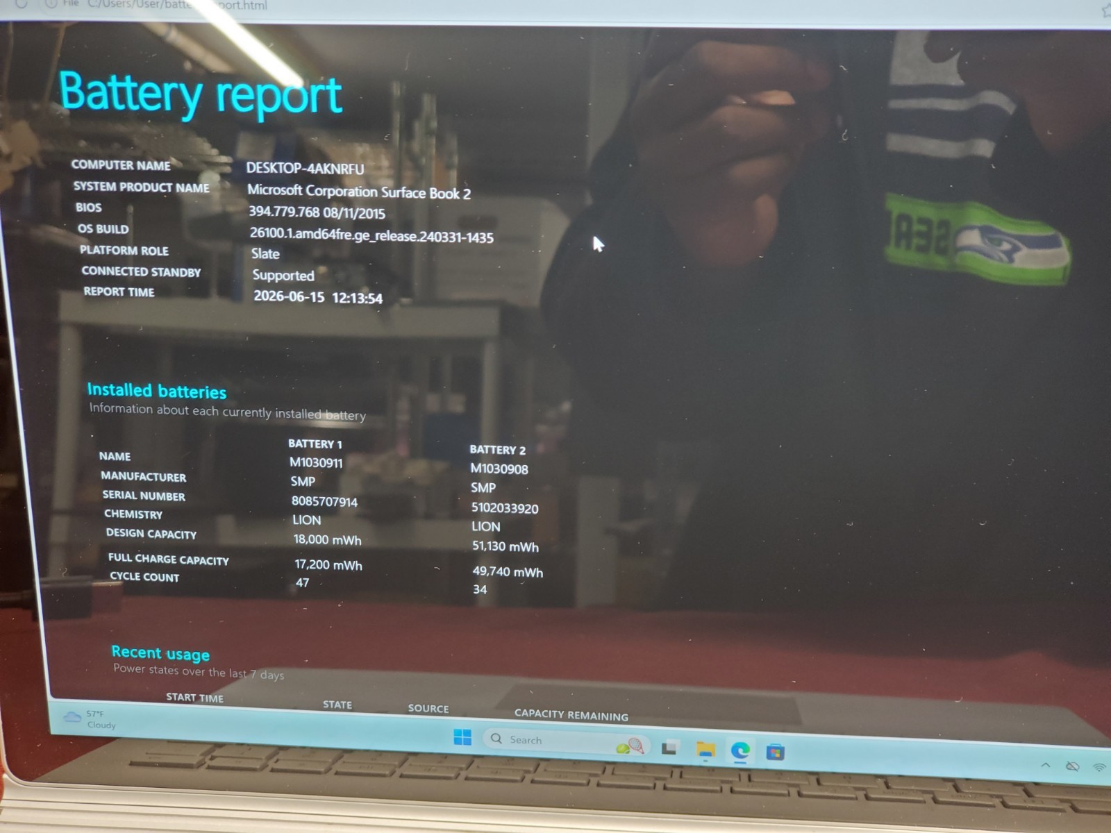 Microsoft Surface Book 2 13.5″ i5 8350U 1.70GHz/ 8GB / 256GB SSD #2933