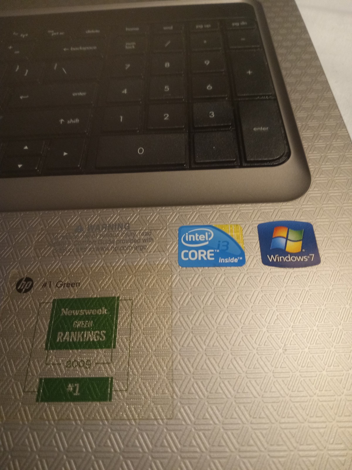 HP G72 17″ Laptop • 4GB RAM • 100GB HD • Core i3 • 2.2ghz • Windows 7 Ultimate