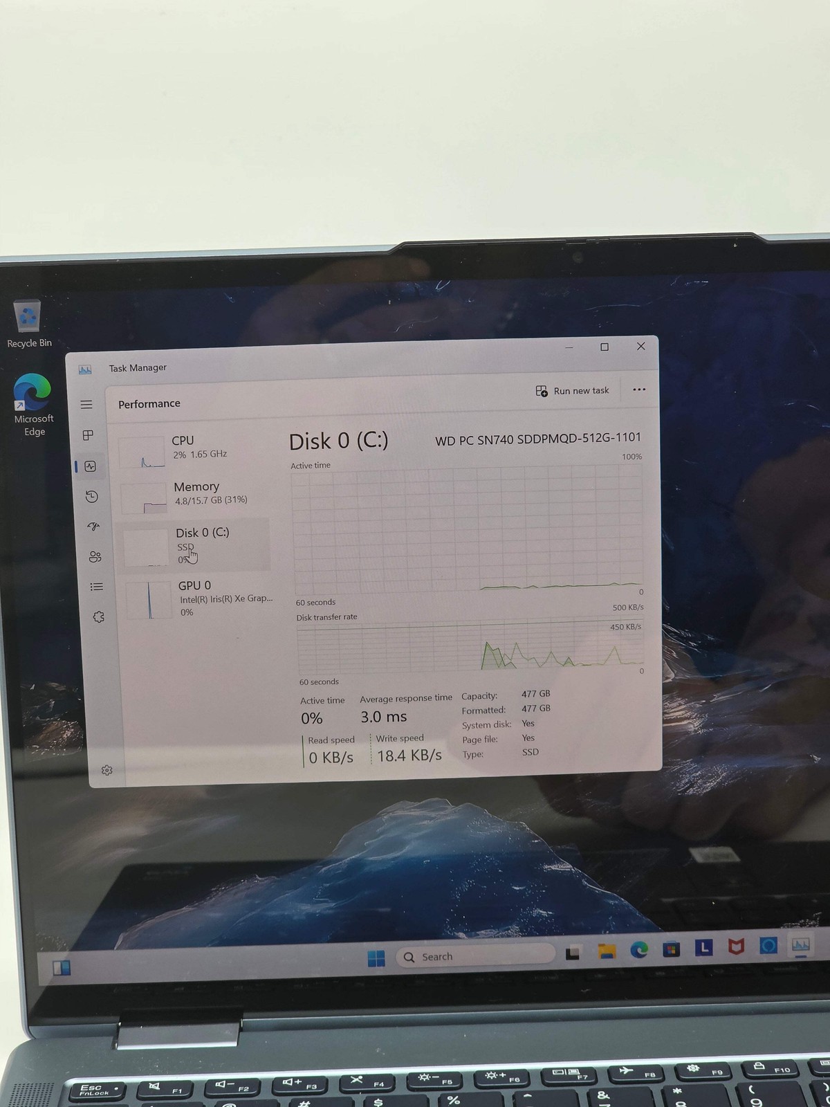 Lenovo Yoga 7i 14″ 2-in-1 Touch Laptop i7 16GB RAM 512GB SSD Blue