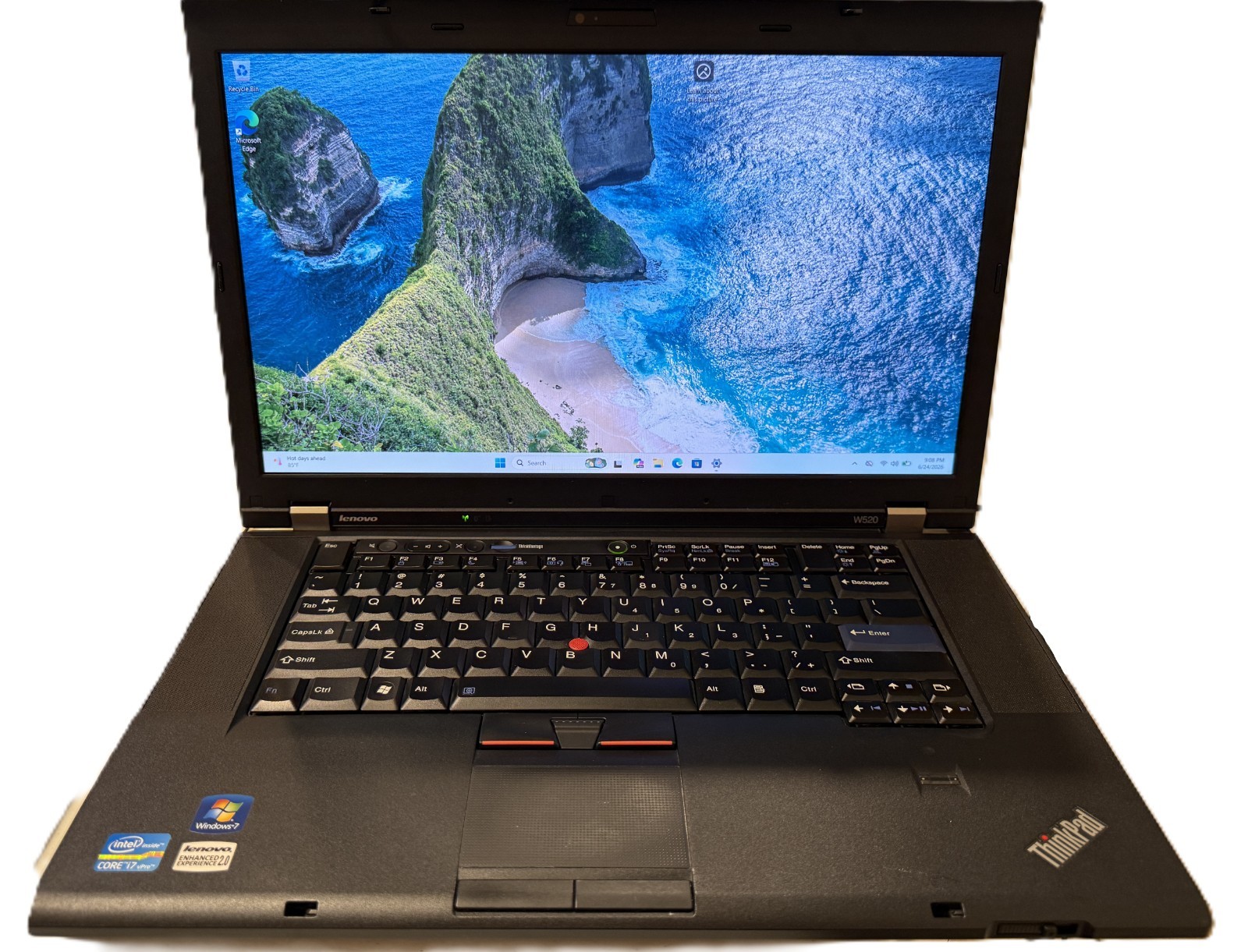 Lenovo ThinkPad W520 i7 2nd gen 16GB RAM 500GB SSD Win11Pro & Office365 +Docking