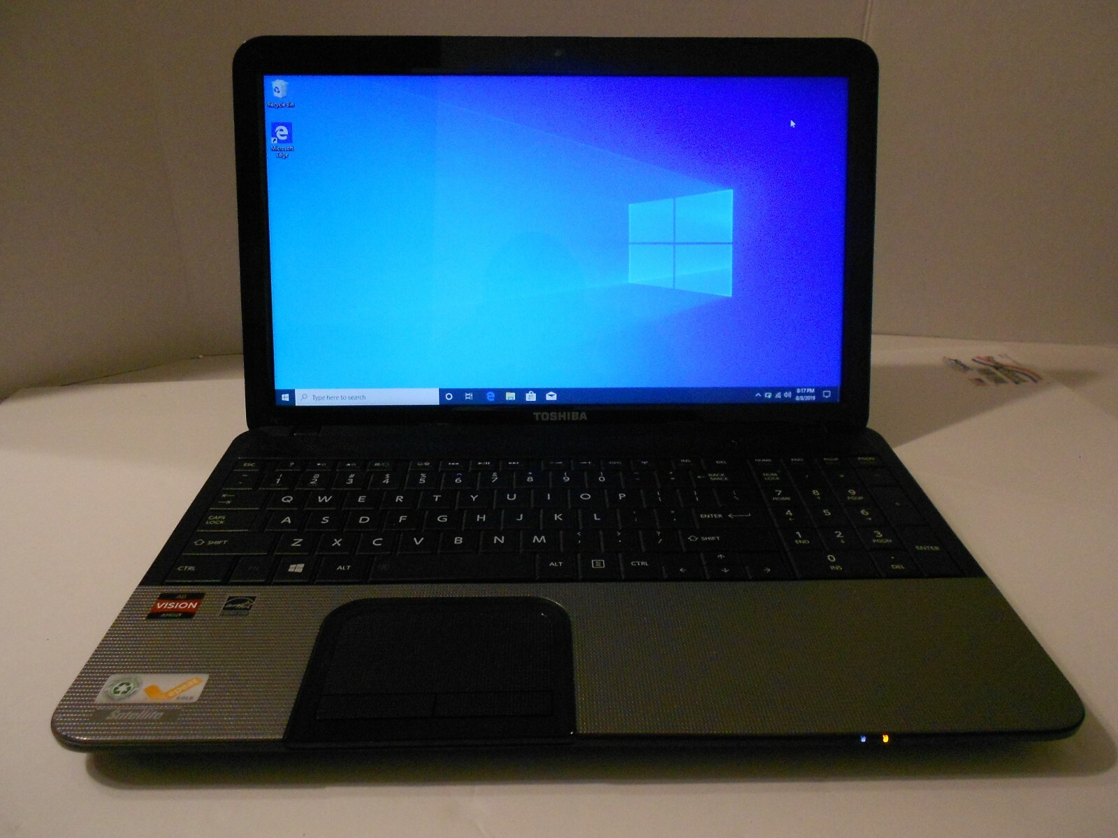 TOSHIBA SATELLITE C855D-S5116 AMD A6-4400M 2.70GHz 4GB RAM 250GB HDD WIN7 OFF13