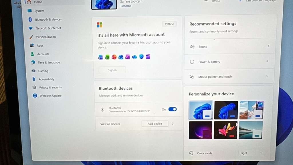 Microsoft Surface Laptop 3 1868 Intel Core i7-1065G7 16GB RAM 256GB SSD .