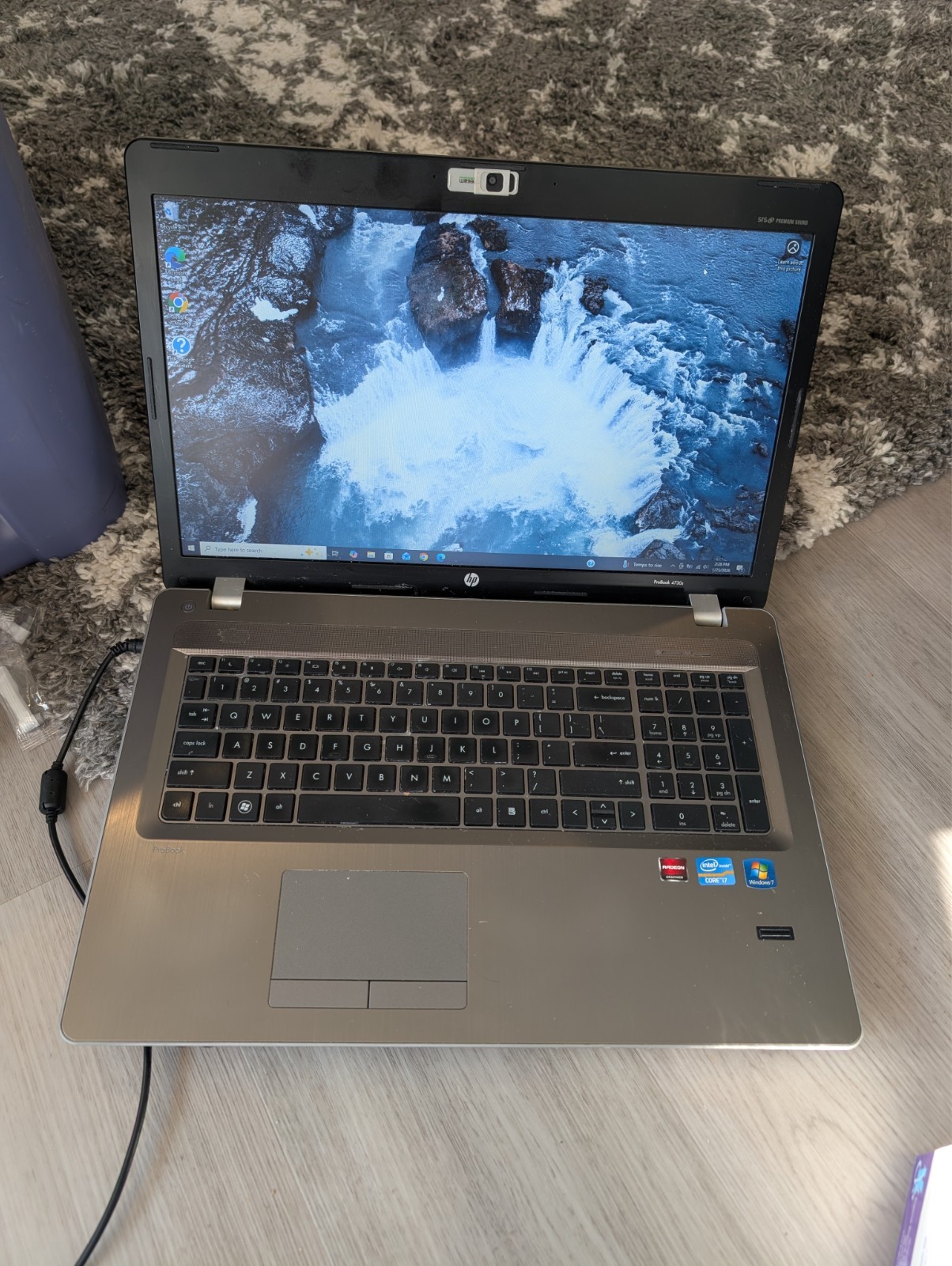 HP ProBook 4730s Laptop I7-2630QM 4GB RAM 128GB SSD 17.3” Win 10 pro DVD READ!!